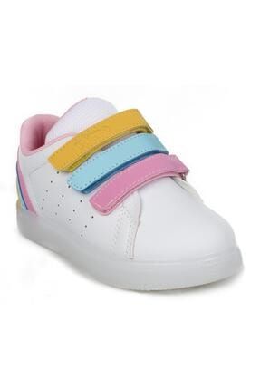 Kız Çocuk Beyaz Patik Işıklı Ayakkabı V1-211 220.P21Y212