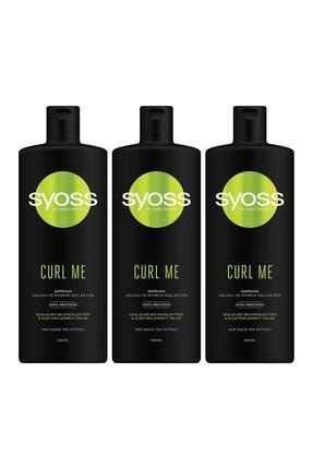 Curl Me Bukle Belirginleştirici Şampuan 500 ML 3'lü SET.HNKL.2181
