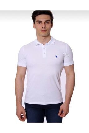 Polo Yaka Beyaz T-shirt Mod-434301