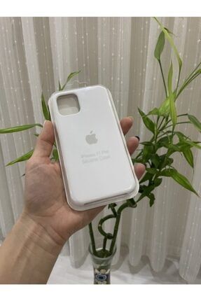 Iphone 11 Pro Uyumlu Beyaz Lansman Silikon Kılıf Içi Mikrofiber Arka Kapak (kırılmaz Cam Hediyeli) 5001