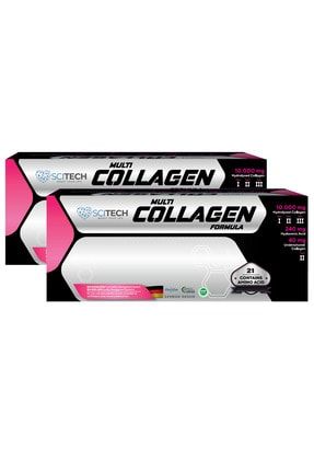 Multi Collagen Formula Kolajen ve Vitamin Takviyesi 11,2 gr x 30 Saşe 2 Adet CLLGN2