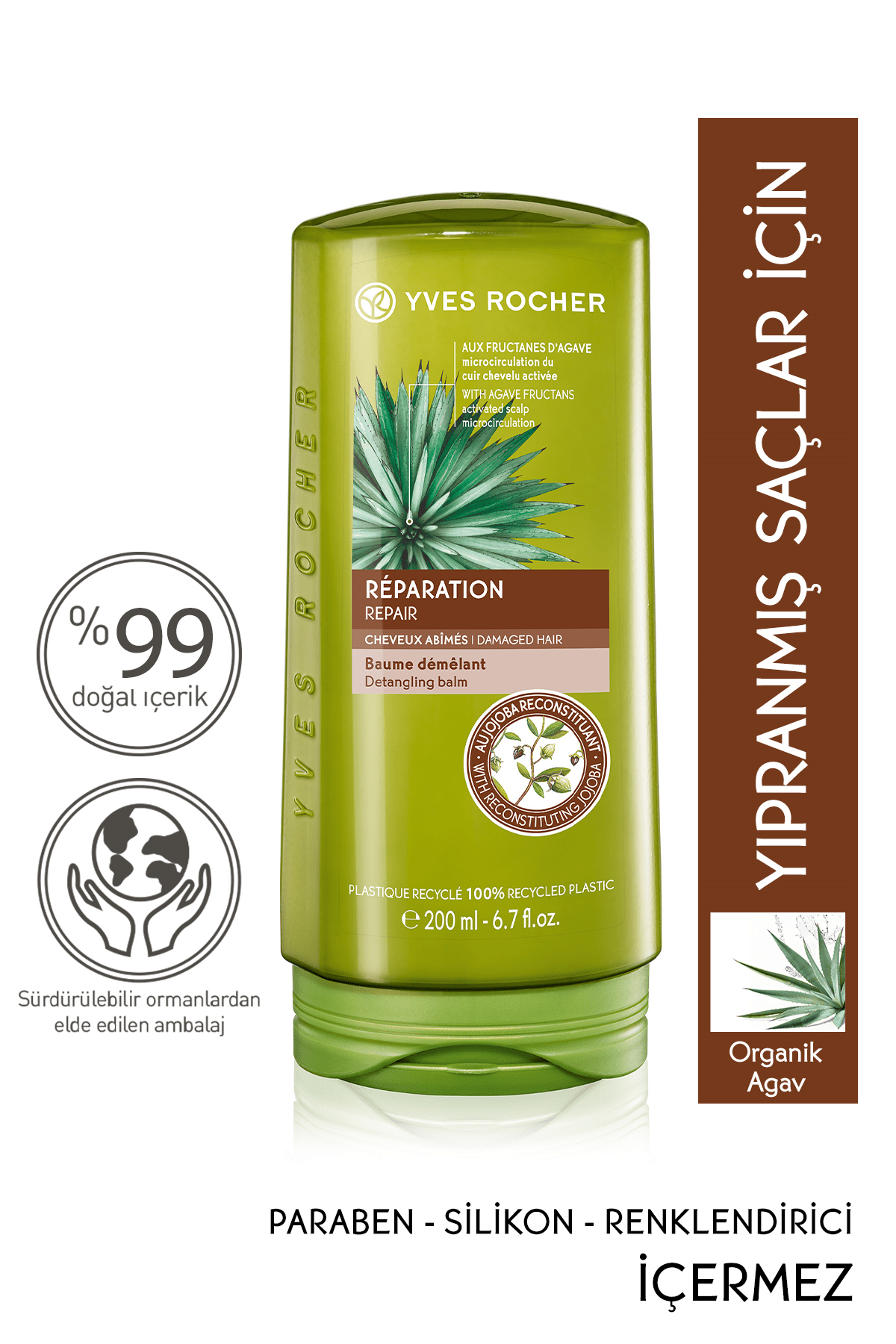 yves rocher sac olusumunu destekleyen ve dokulmeyi engelleyen sampuan 300 ml fiyati yorumlari trendyol
