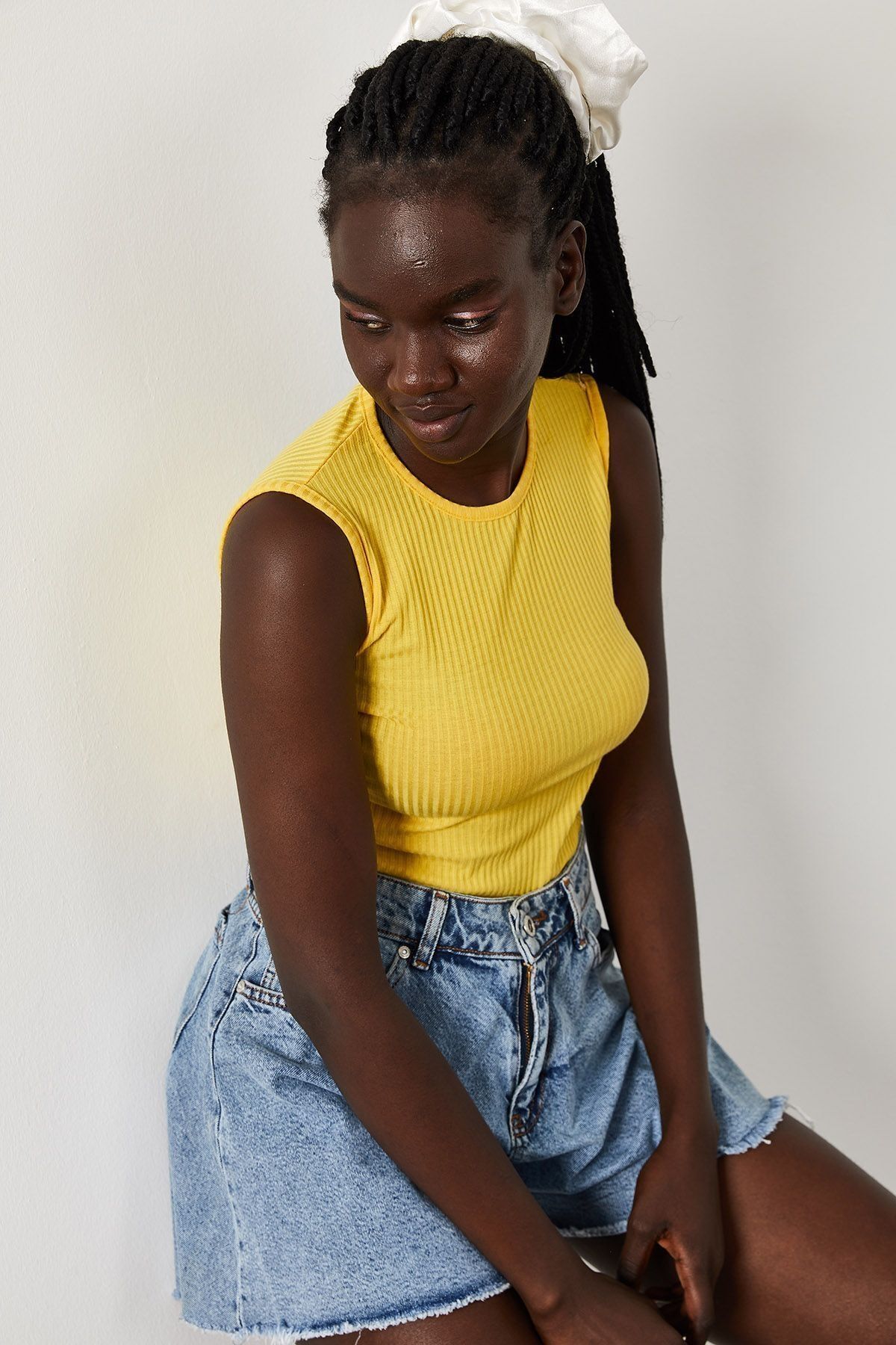New look yellow blouse top