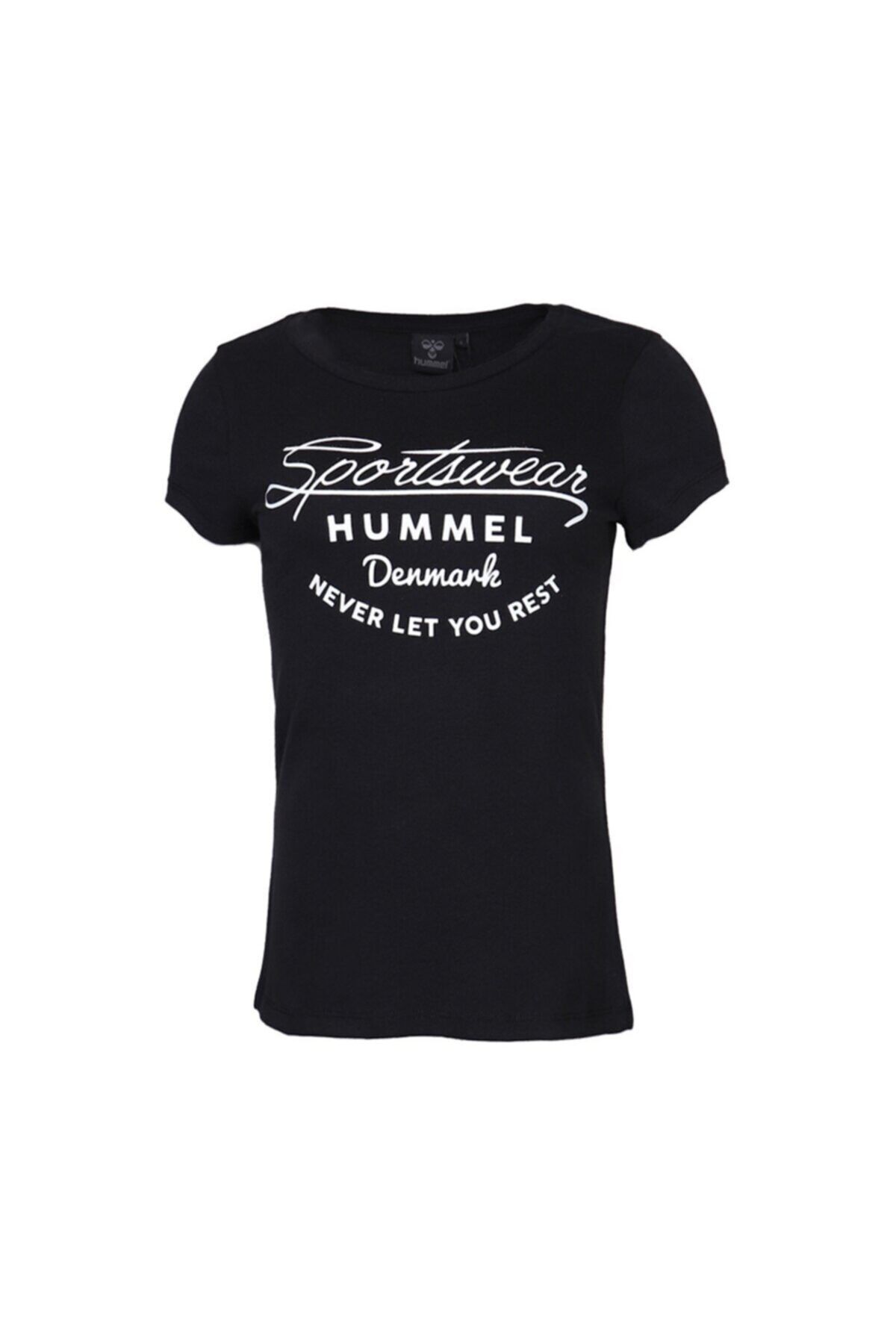 hummel-HMLKUMIN T-SHIRT Tricou negru pentru femei M/C 100580983 2