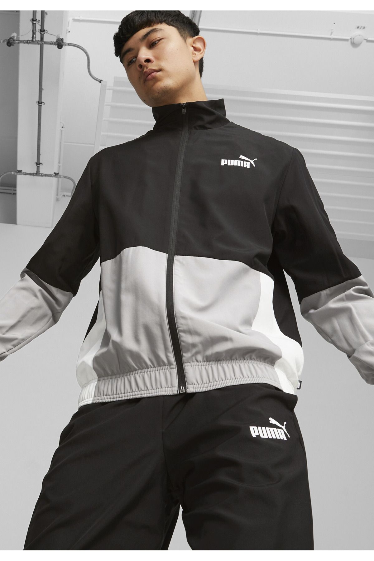 Puma trainingsanzug schwarz online
