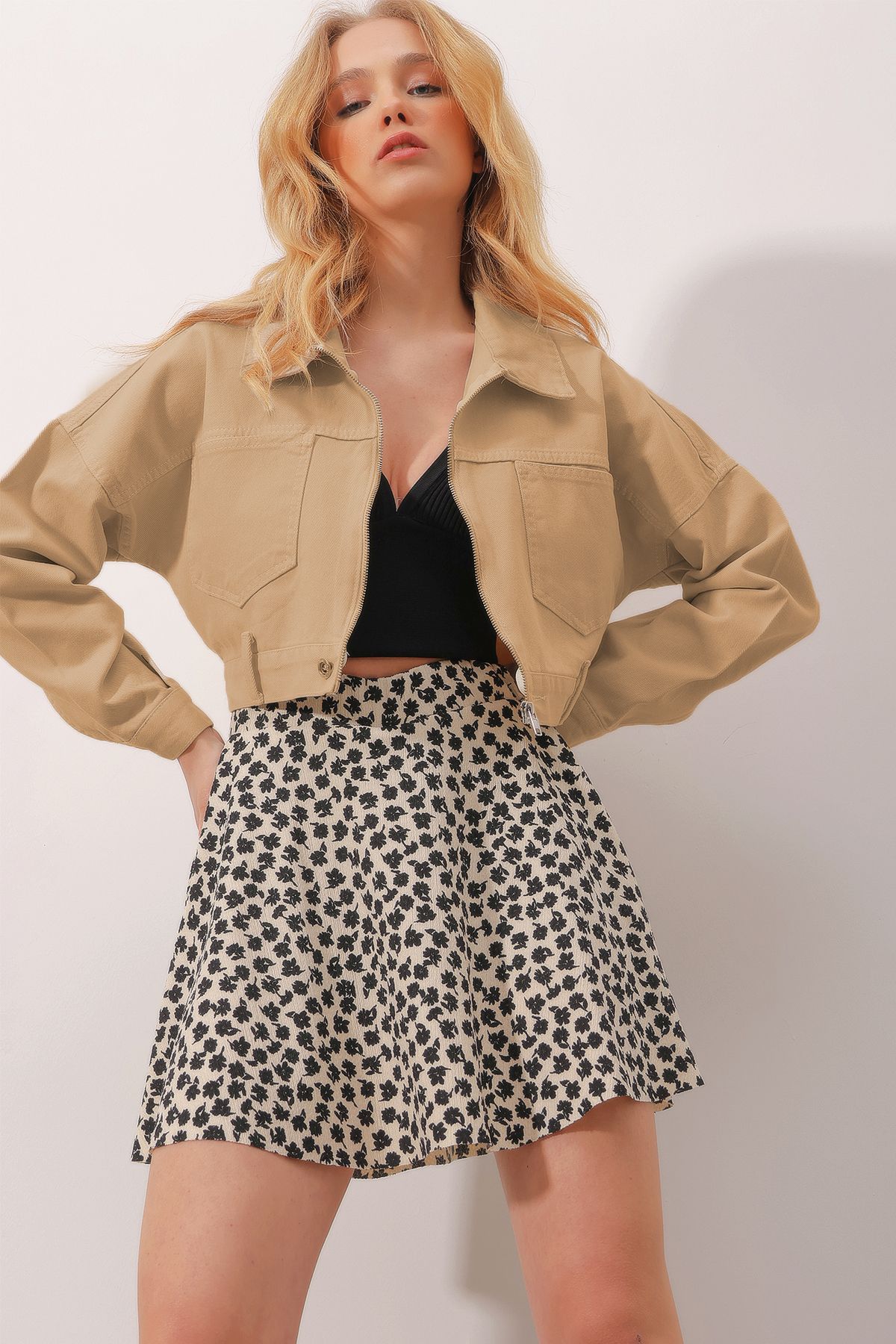 Dax delevingne sherpa deals jacket beige
