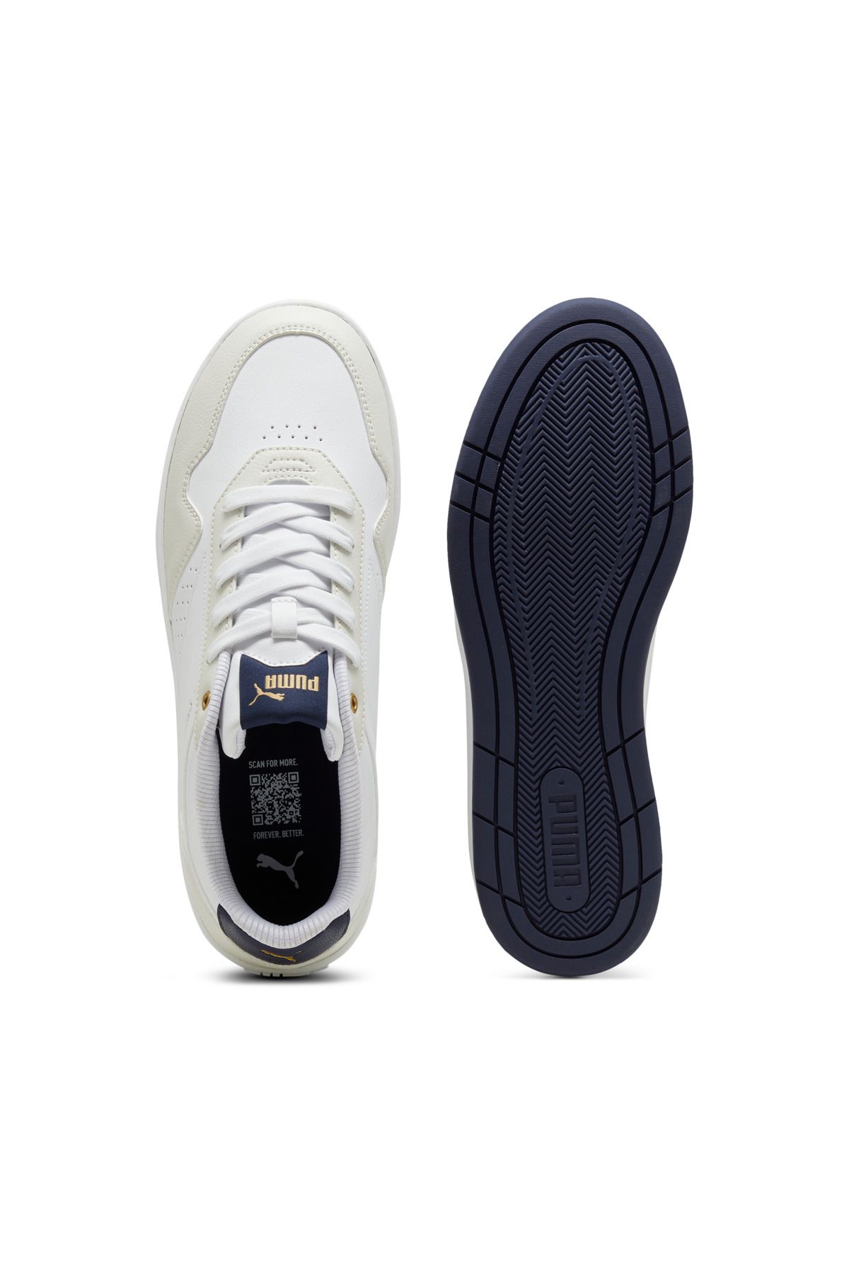 اسنیکر سفید مردانه و زنانه vapor Grey Navy اورجینال Puma