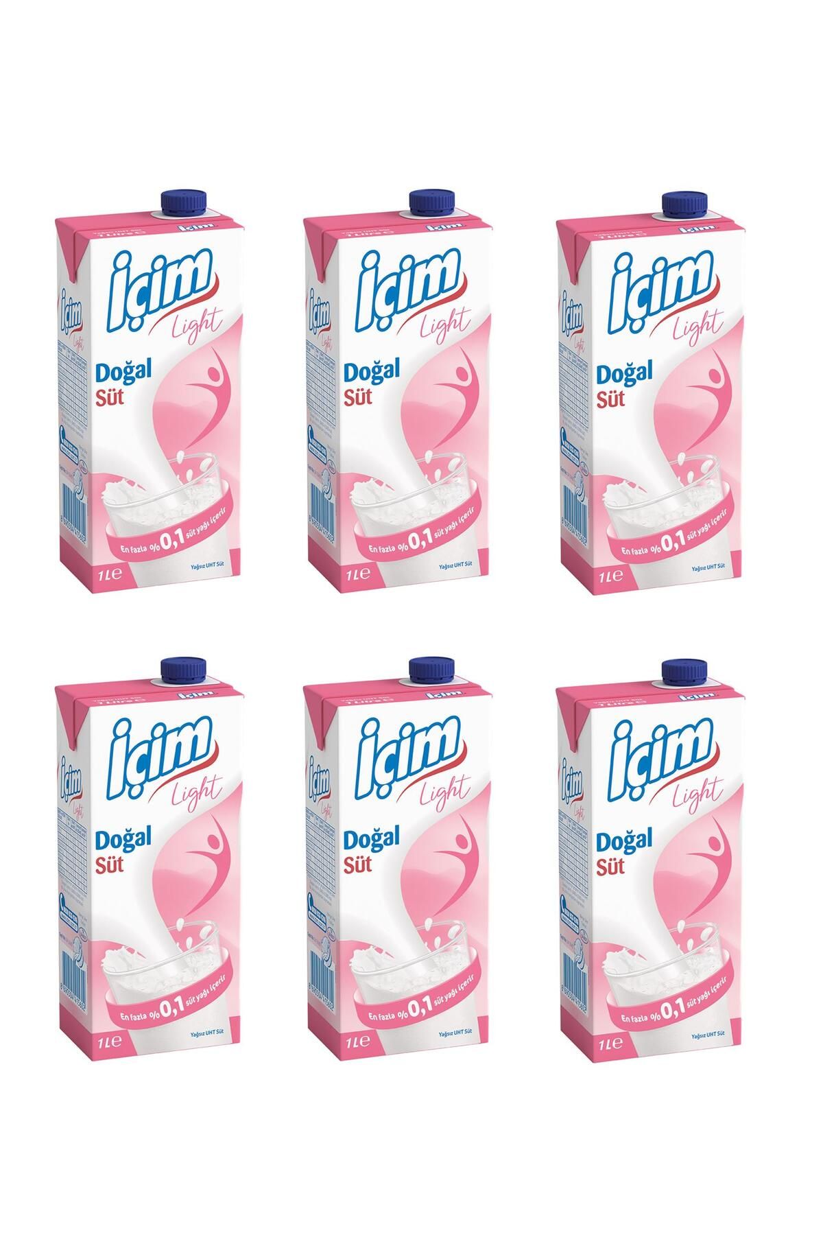 İçim Light Süt 1 Lt X 6 Adet