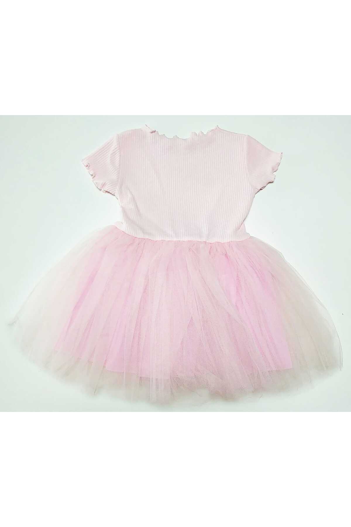 Fenomen Kids Çilekli Tütülü Astarlı Elbise fotoğrafı 3 (önizleme)