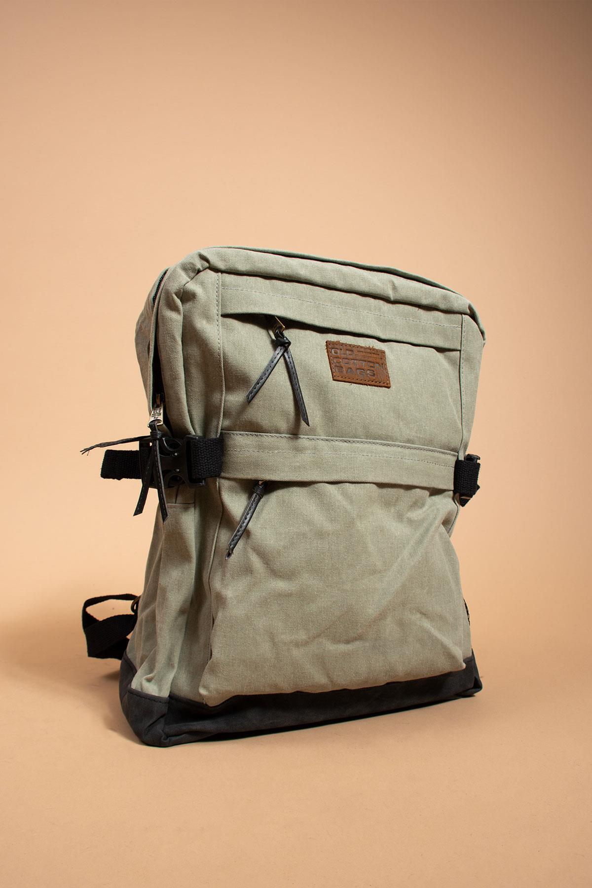 MELAMS Kullanışlı Seyahat ve Taşıma Çantası Vintage Kanvas Yan Cepli Su Geçirmez Unisex Sırt Çantası fotoğrafı 4 (önizleme)