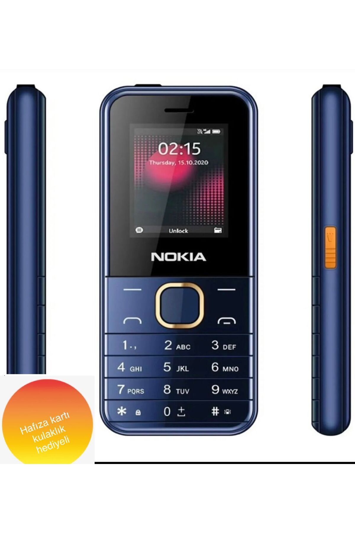 KEEP IN TR KAMERASIZ RENKLİ EKRAN TUŞLU TELEFON KULAKLIK - HAFIZA KARTI