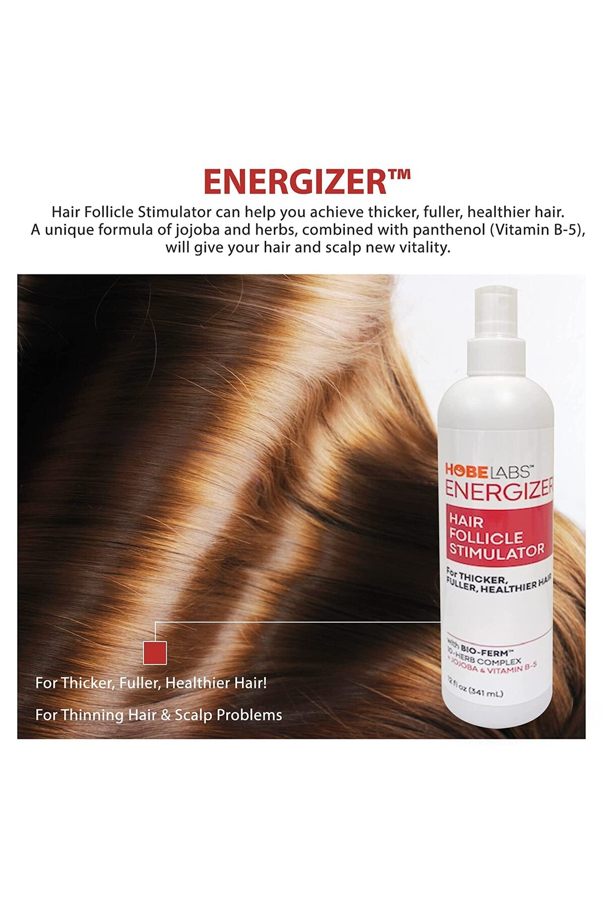 Hobe Labs Energizer Hair Follicle Stimulator 8 fl oz (237 ml) Fiyatı