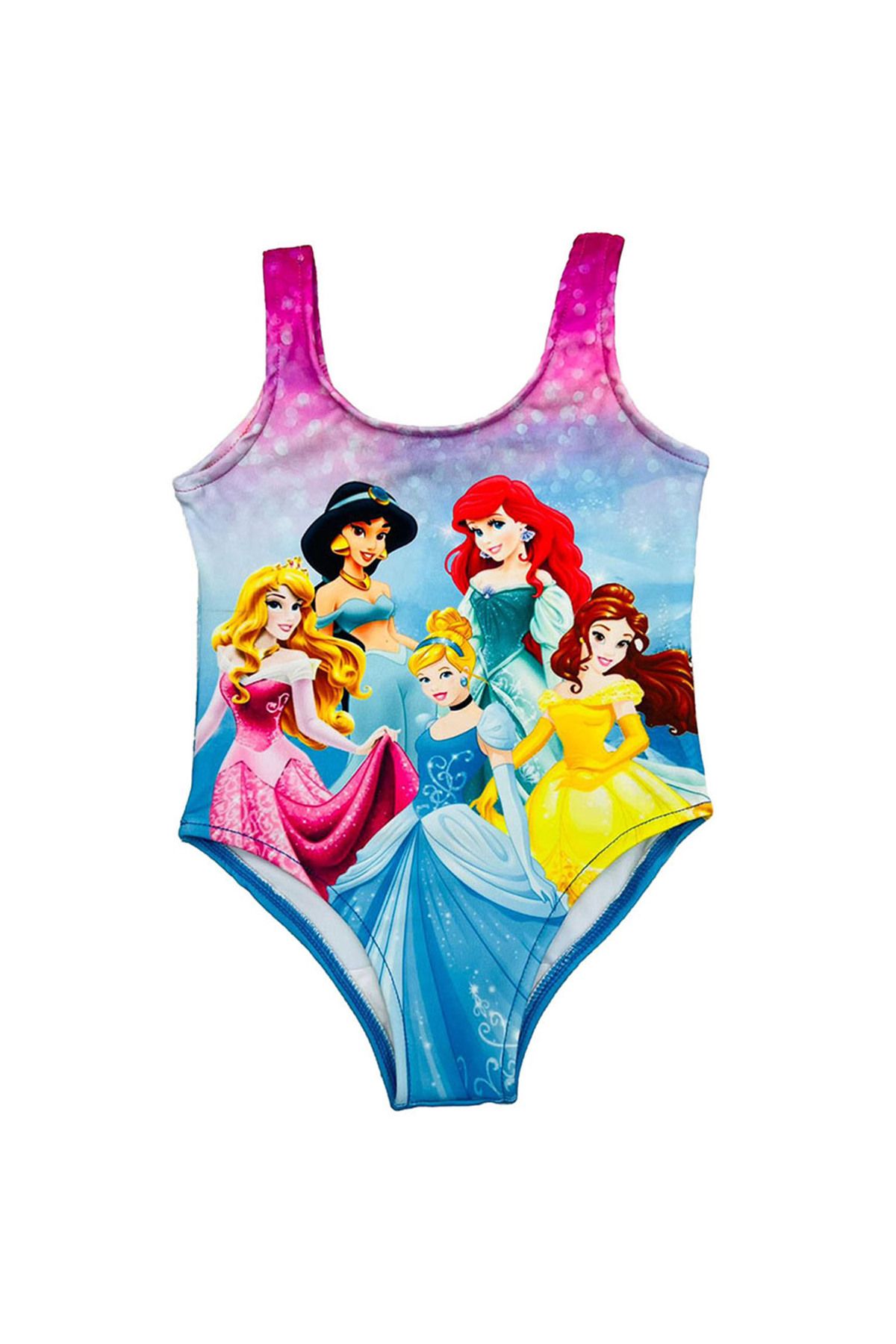 Kız Çocuk Deniz Havuz Plaj Mayo Prenses elsa bella Frozen Karlar Ülkesi Rahat Hızlı Kuruyan