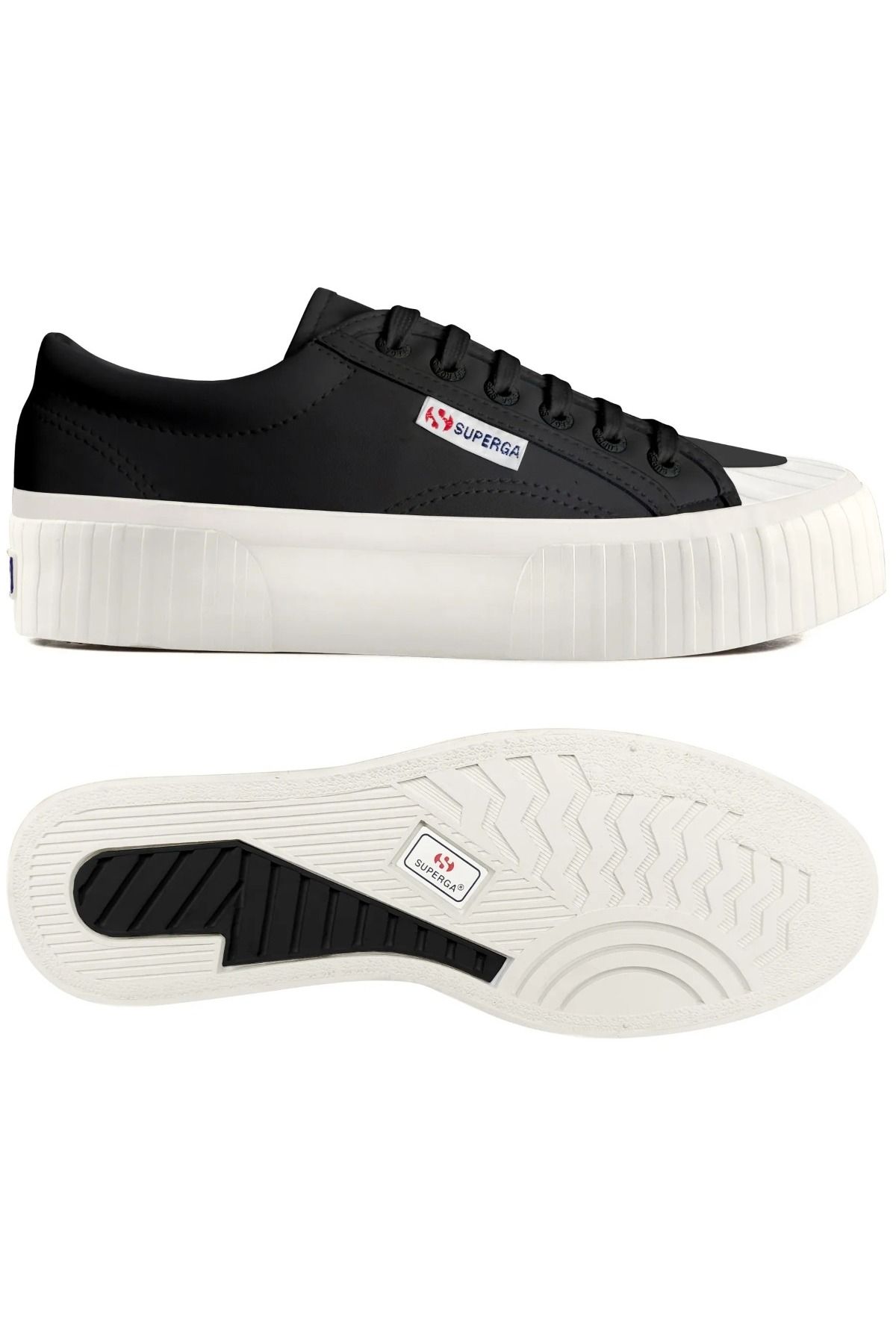 Superga striped platform store