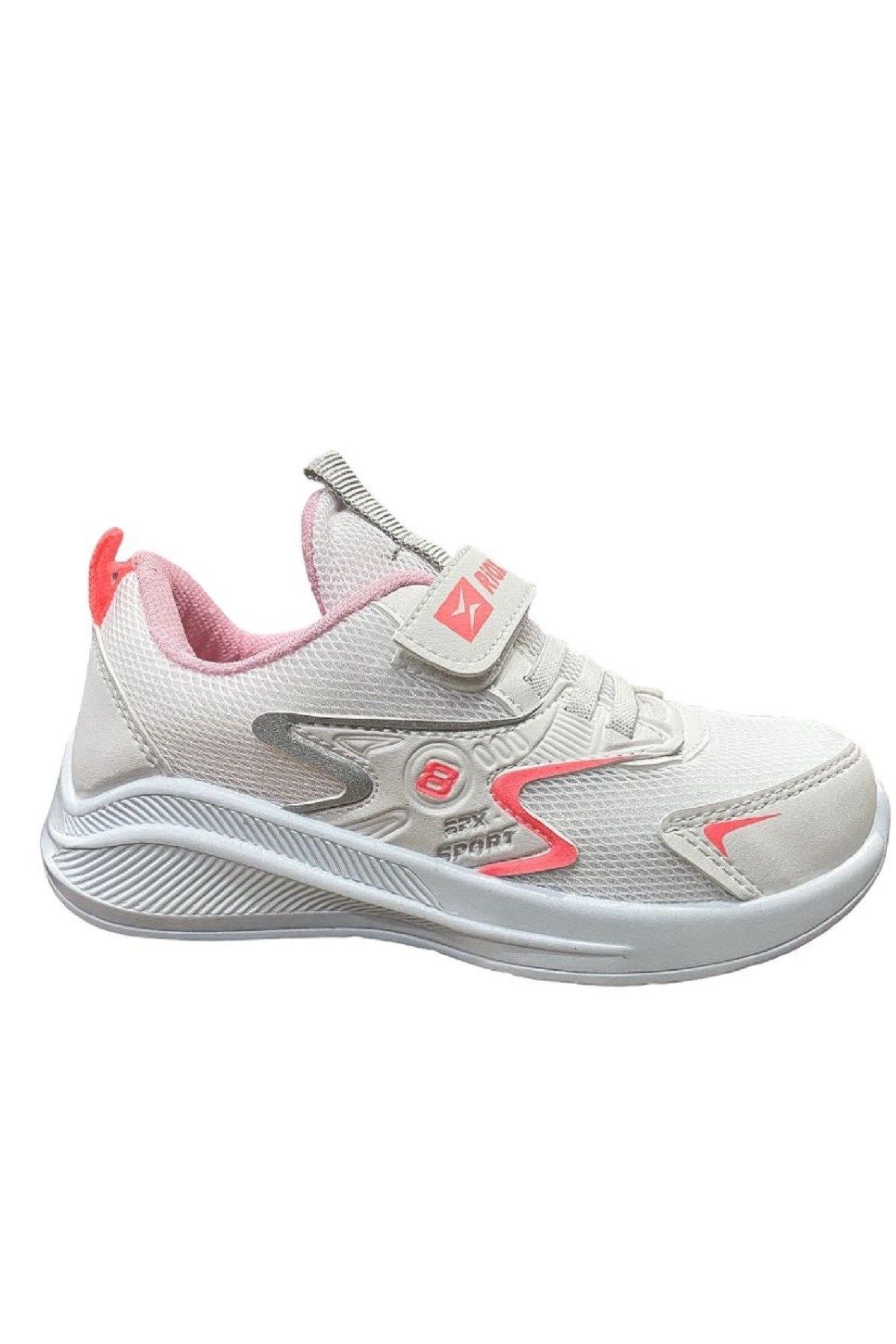 ALTUNTAŞ-Girl's Sneaker Comfortable Sole Casual Sports Shoes - White Fuji 4