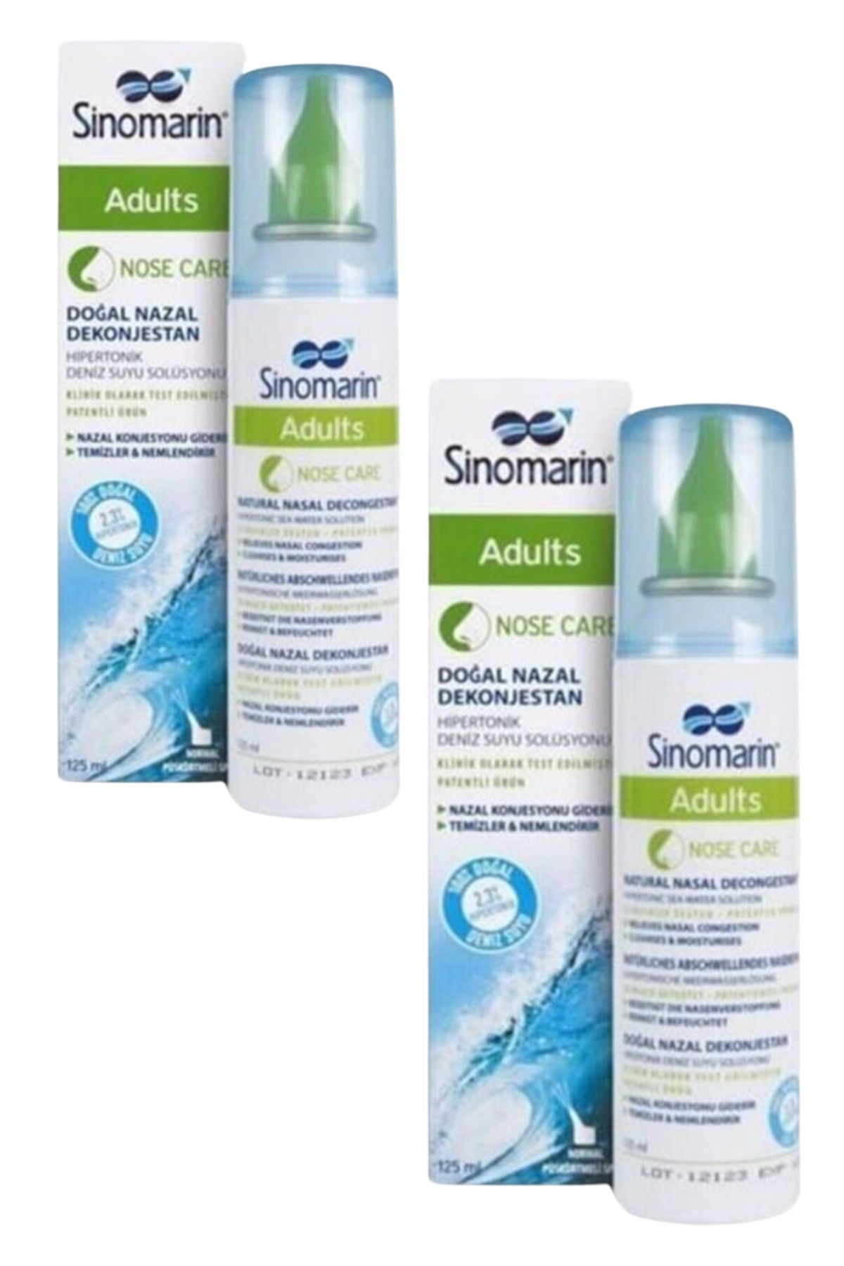 Sinomarin Adults Yetişkinler İçin Deniz Suyu 125 ml X2