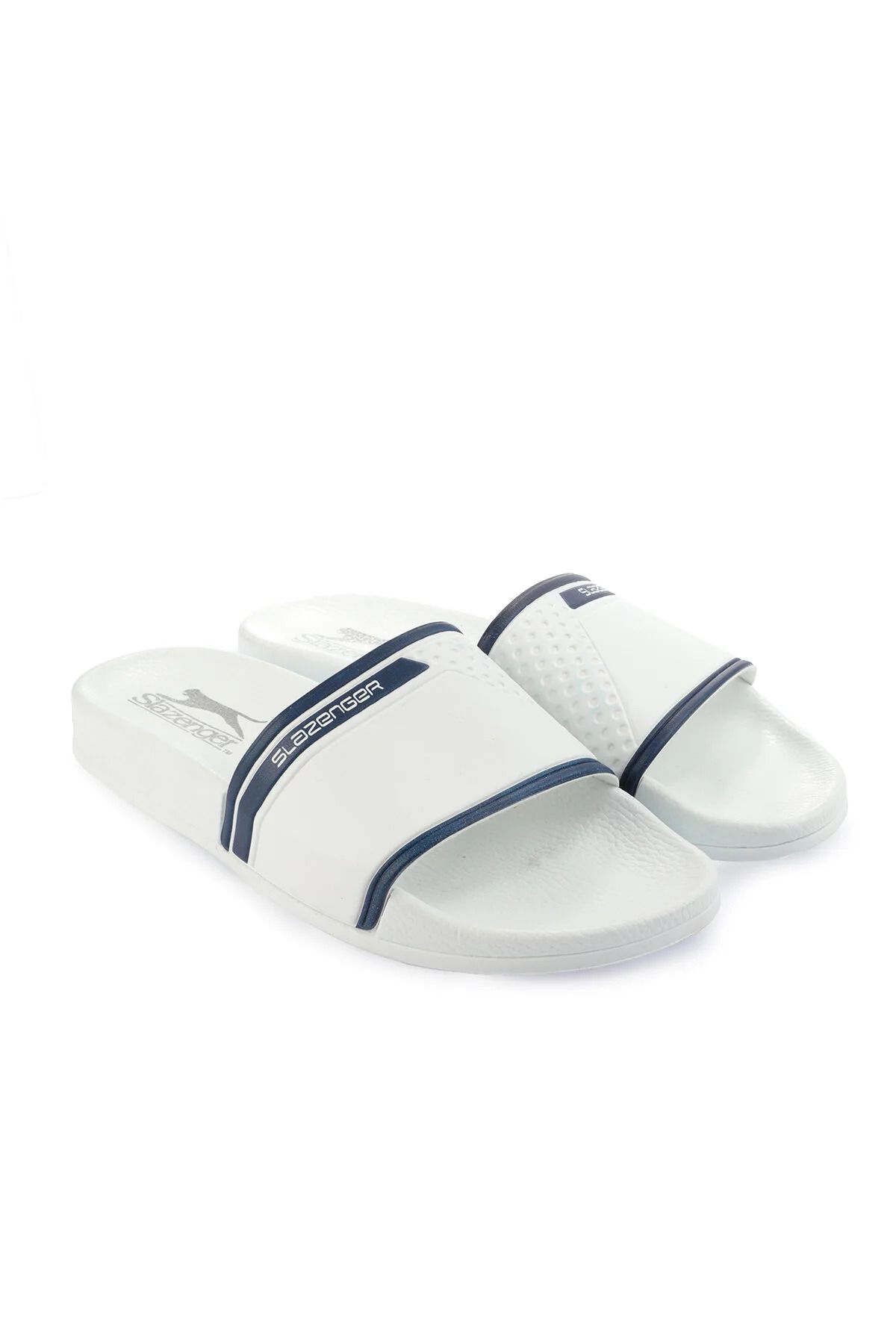 دمپایی سفید مردانه Ferona Navy Blue Slazenger