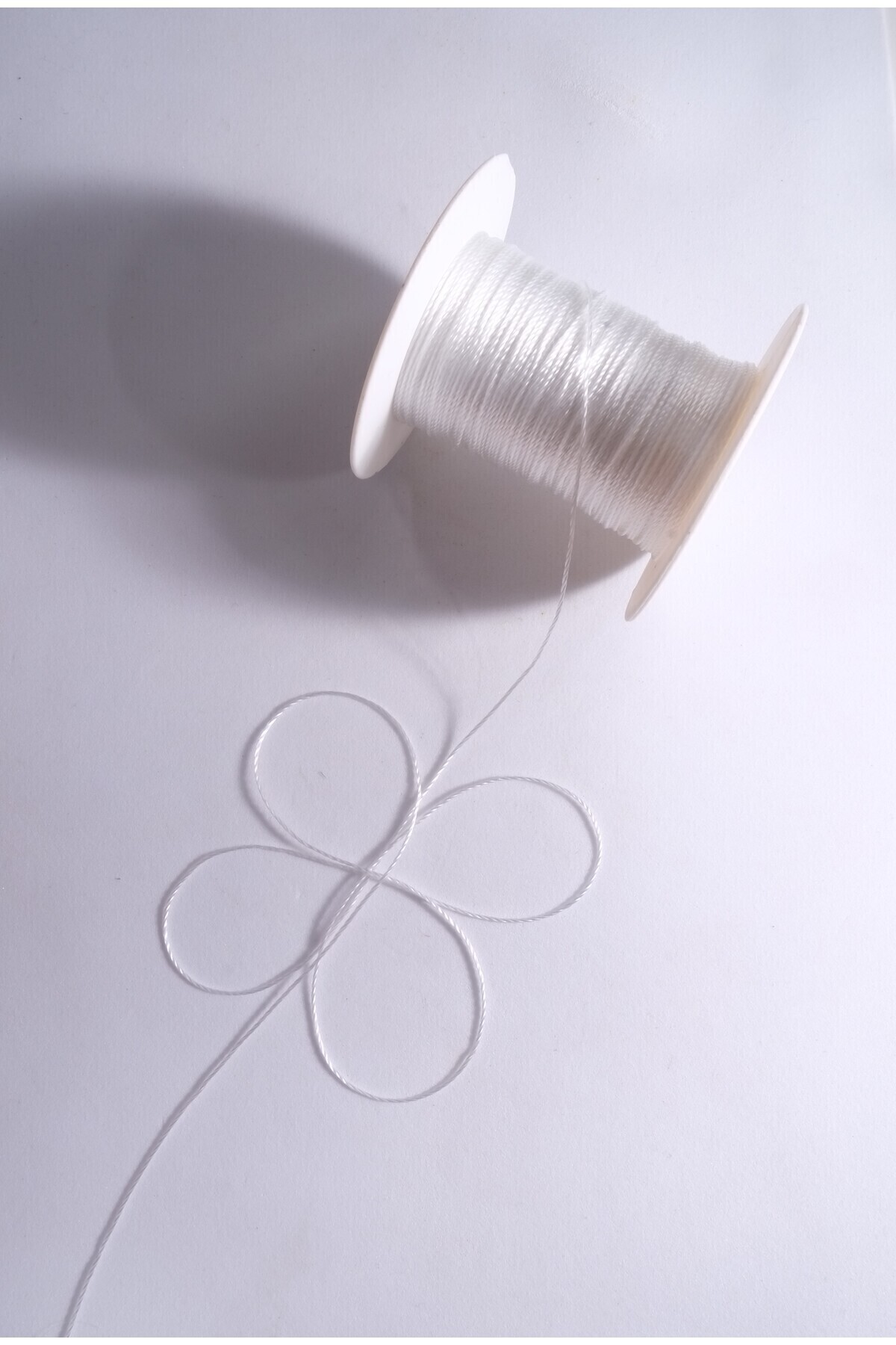 0.6 Mm 50 Meter Rosary Rope White