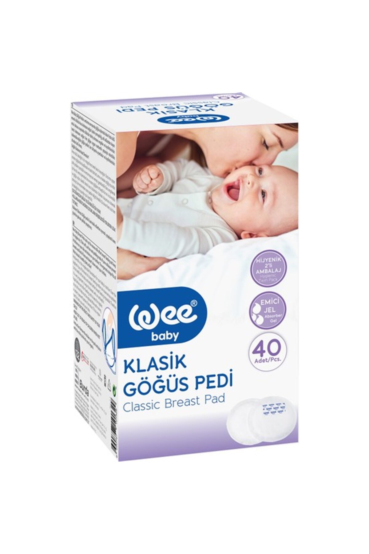 Wee Baby Göğüs Pedi 40lı