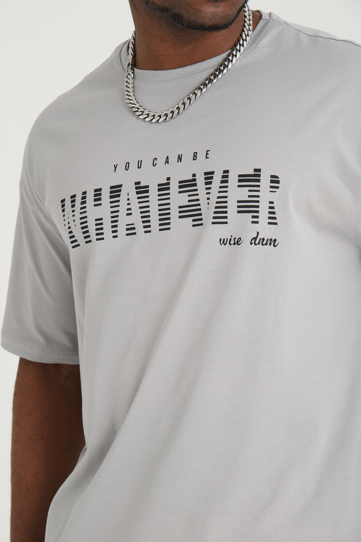 وایز تی‌شرت مردانه سایز بزرگ طرح‌دار ۱۰۰٪ پنبه