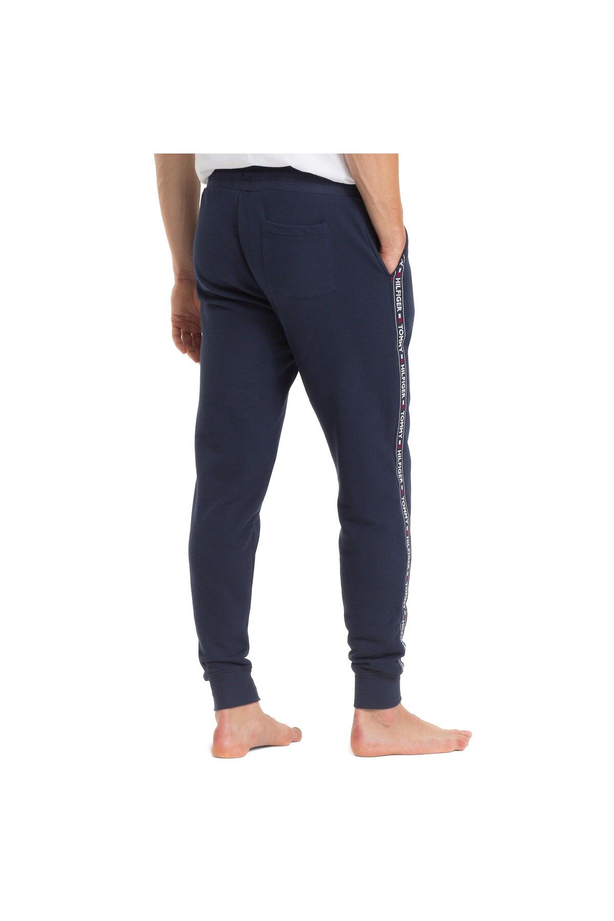 Navy blue tommy hilfiger joggers deals