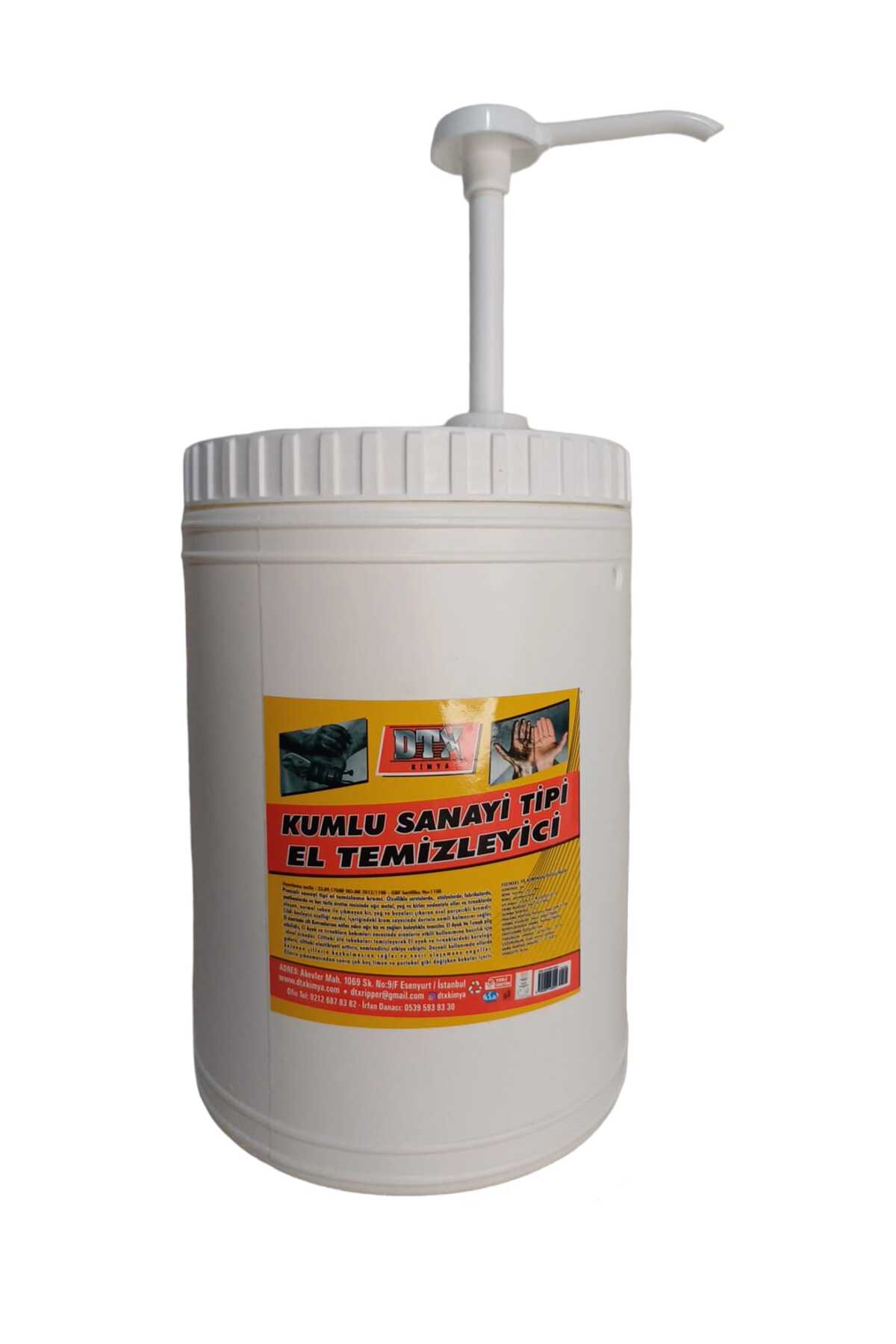 Dtx Endüstriyel Kumlu Ponzalı Sert  El Temizleme sabunu 3 KG