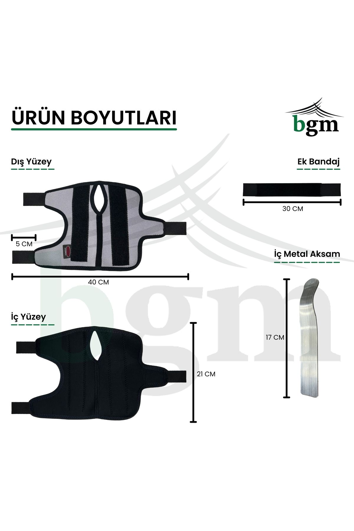 bgm-Hand Wrist Splint High Quality Static Hand Wrist Splint with Metal Support Right-left Reversible 6
