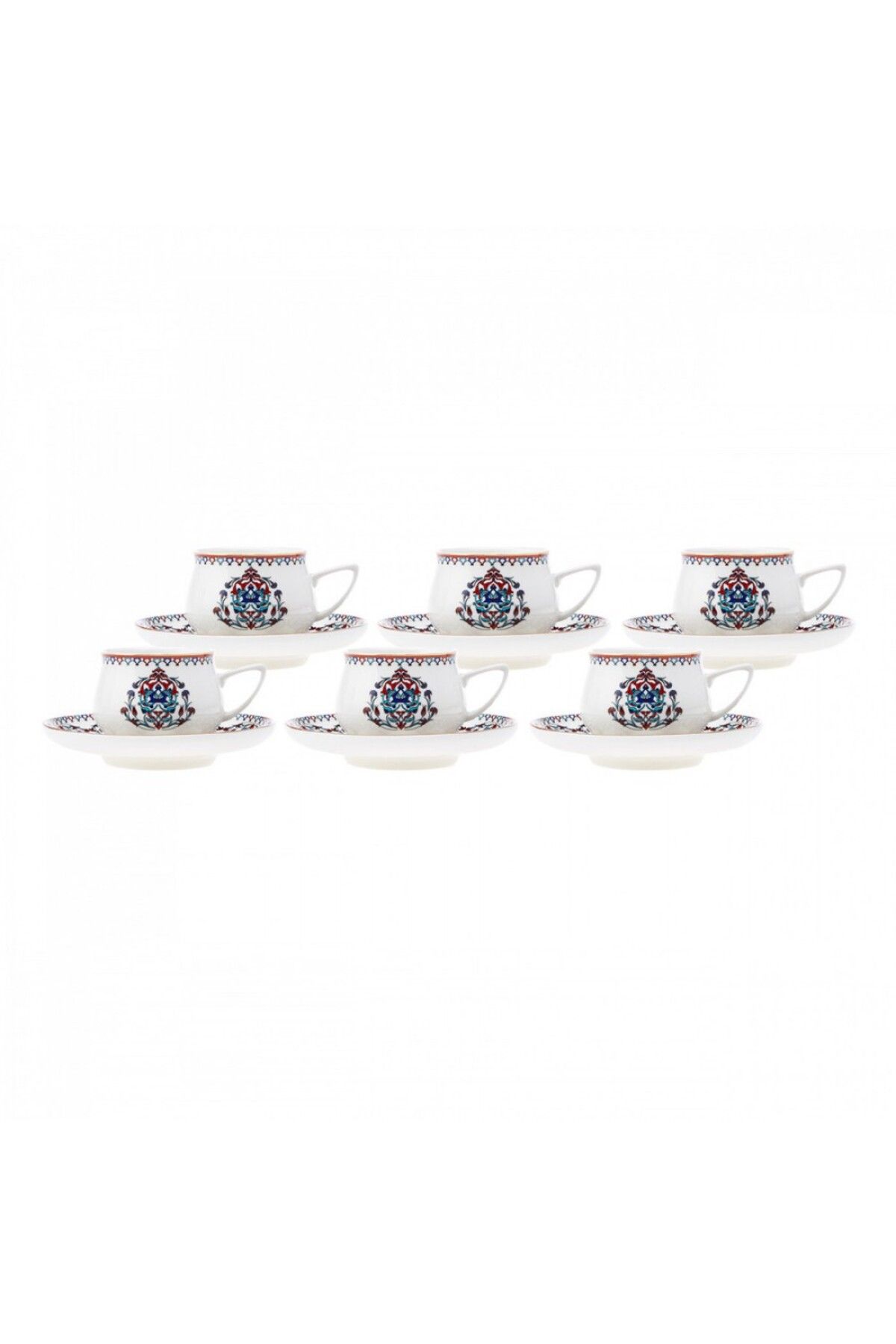 Karaca-Nakkash 12-teiliges Espressotassen-Set für 6 Personen 1