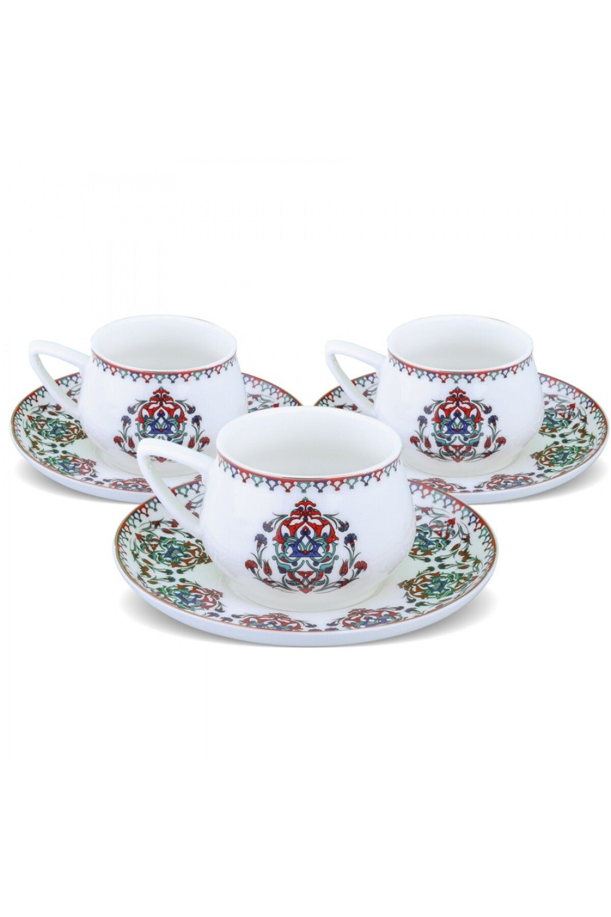 Karaca-Nakkash 12-teiliges Espressotassen-Set für 6 Personen 4