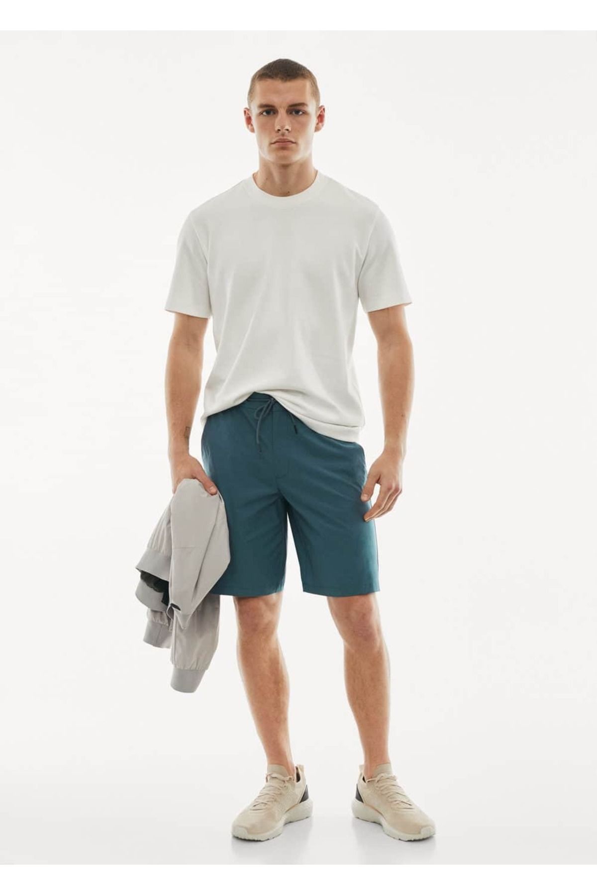MANGO Man-Water repellent technical bermuda shorts 2