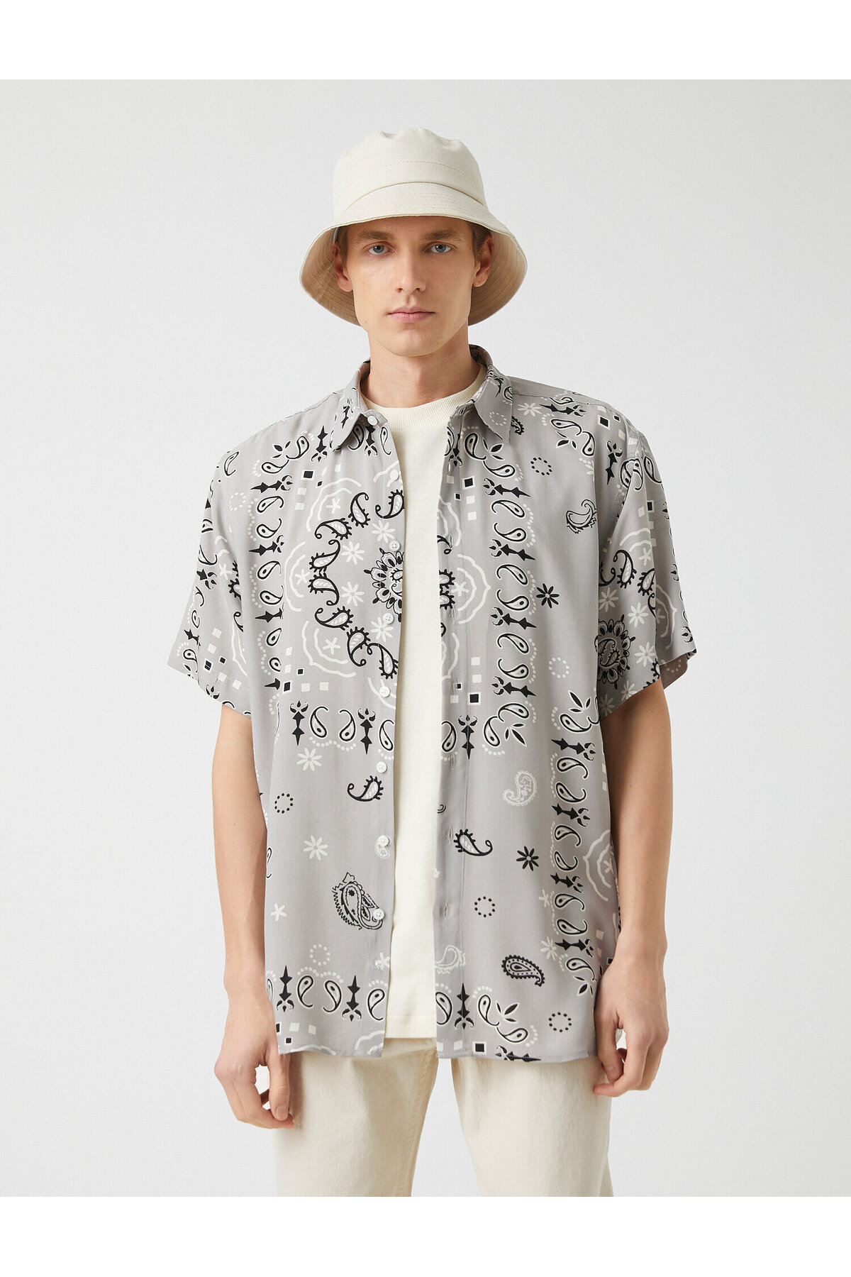 پیراهن مردانه کوتون | 2SAM60162HW Koton - Image 3