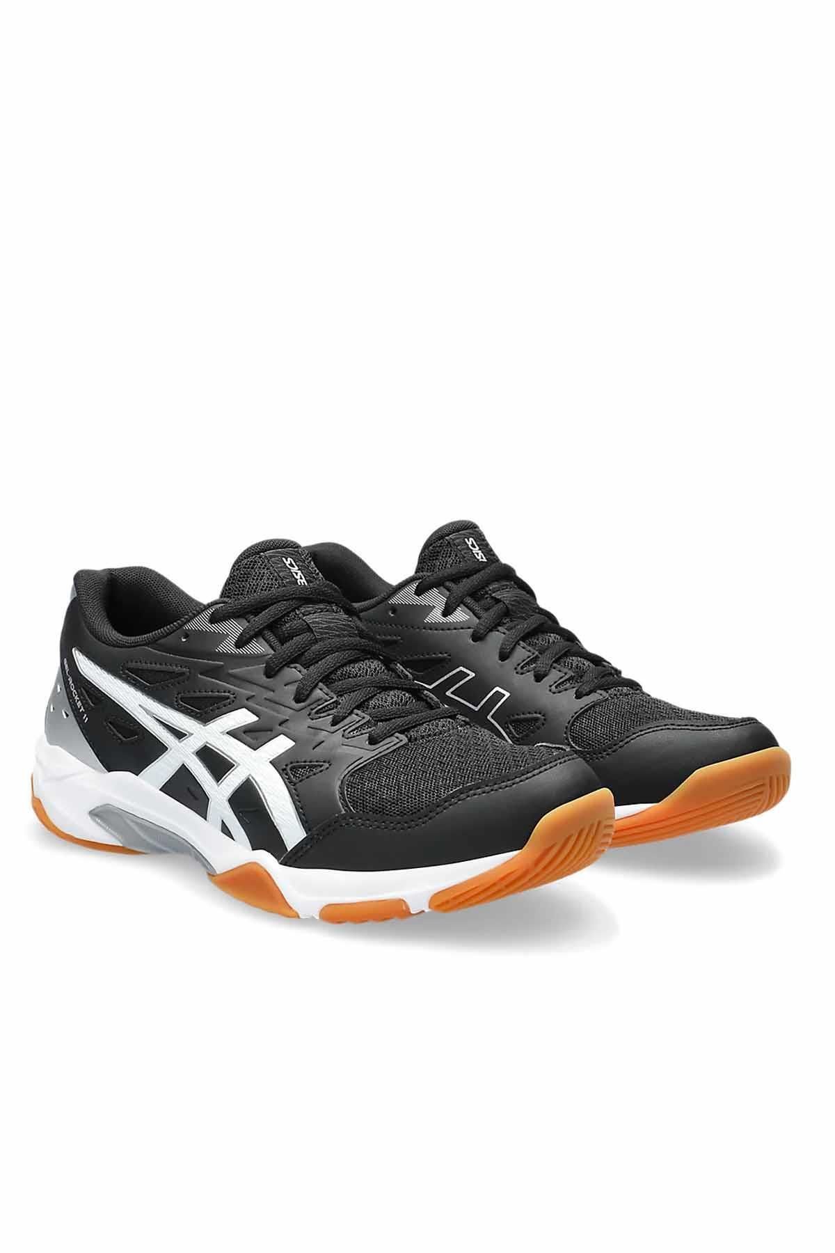 کفش والیبال مشکی زنانه GEL Rocket 11 1072A093 002 Asics
