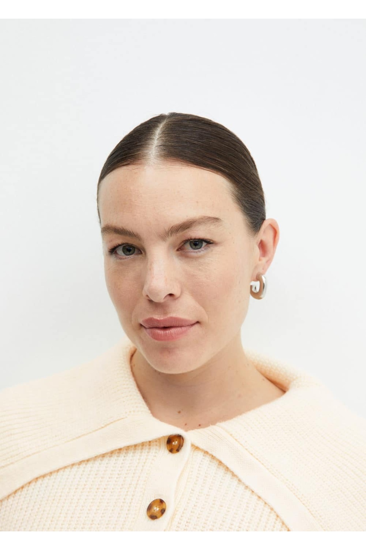 بافت و پلیور زنانه اکرو منگوMANGO | 57007768 اورجینال - تصویر 7