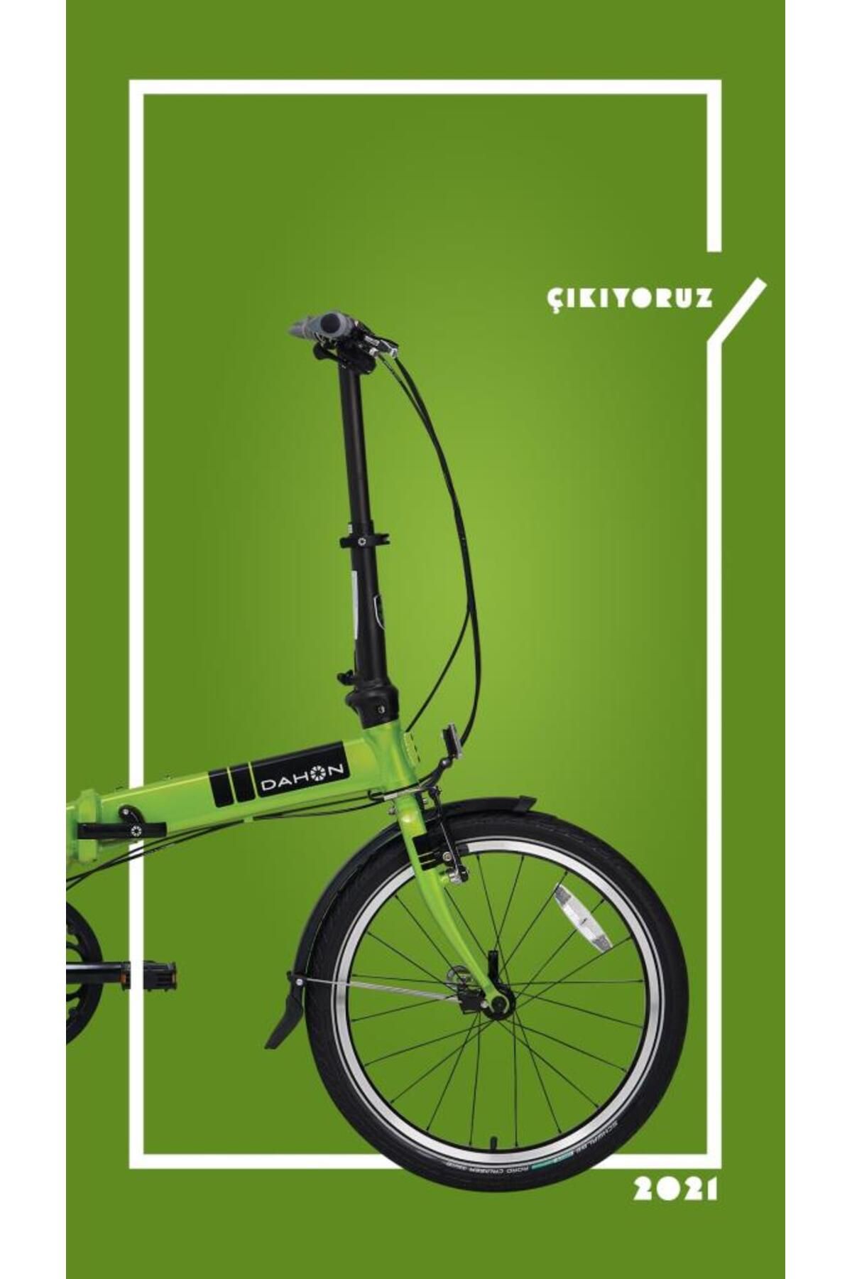Dahon Vitesse D8 Ye il 2021 Model Kad n Spor Outdoor