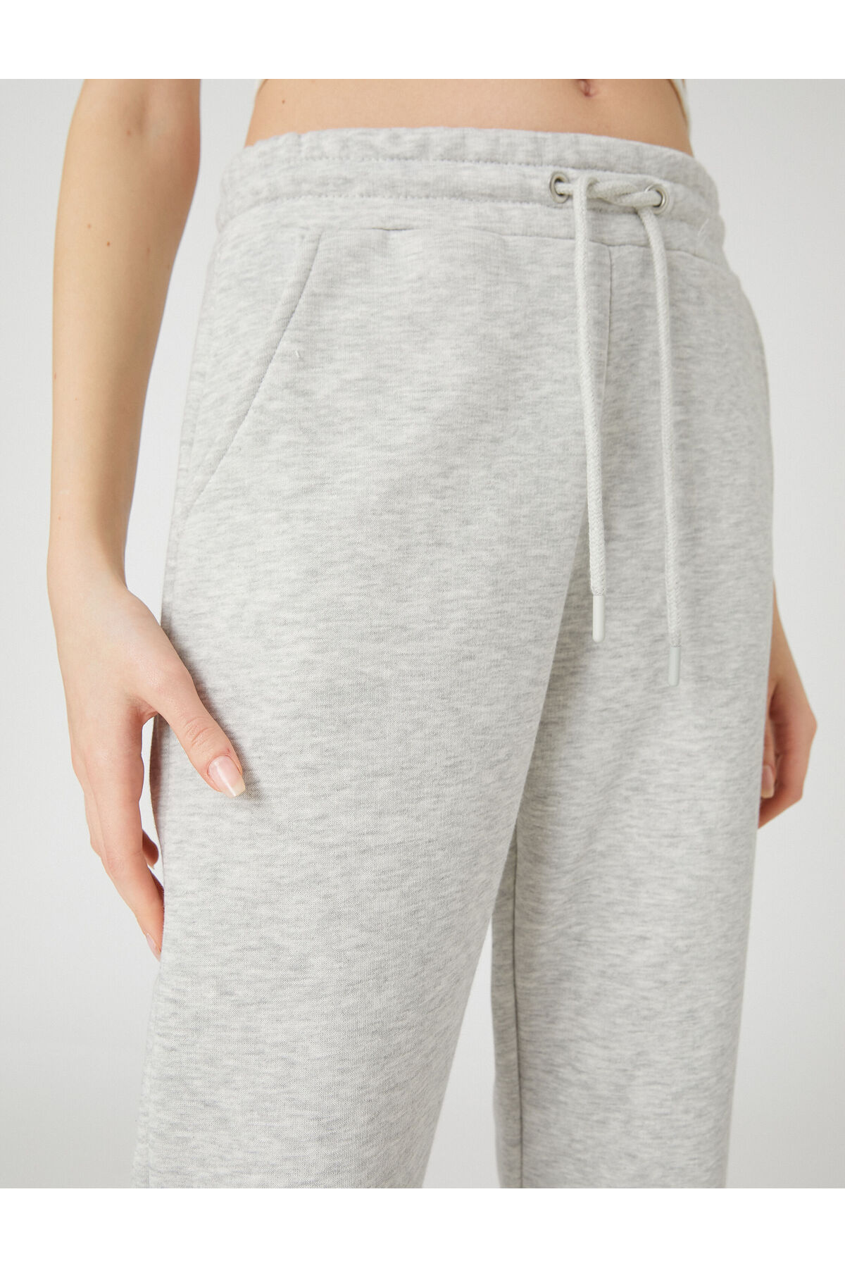 Pantaloni Jogger Koton Per Bambini - Vita Elastica Con Bottone, 100% Cotone, Colore Pistacchio - Foto 2