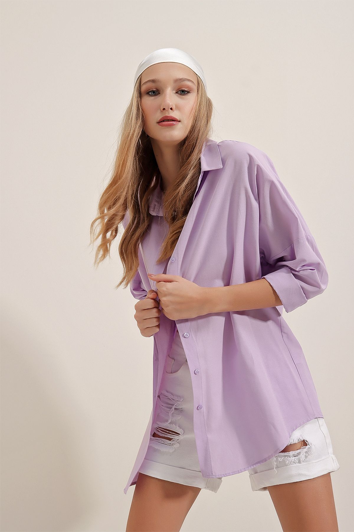 Bigdart-3900 Oversize Long Basic ing - lila 6