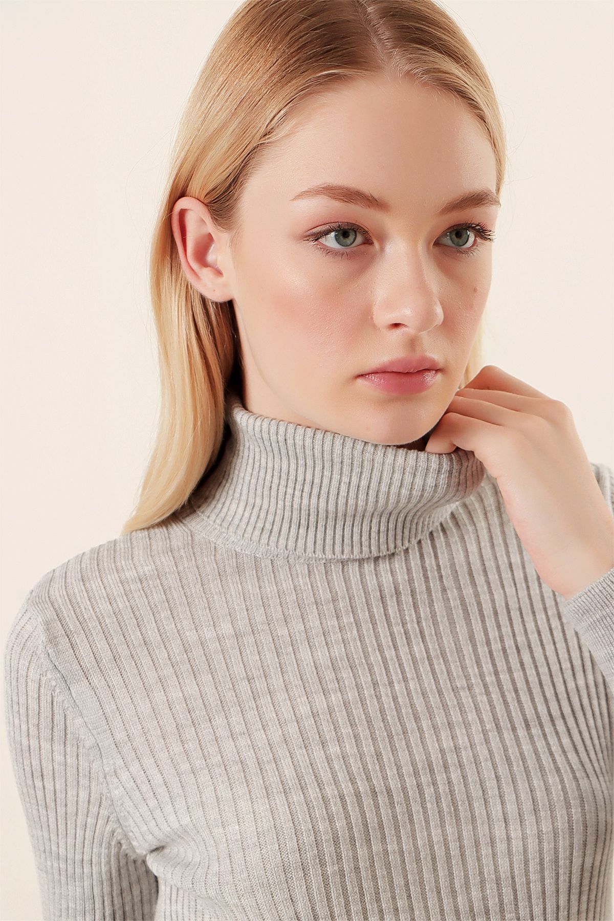 Bigdart-10311 Rollkragenpullover – Grau 5