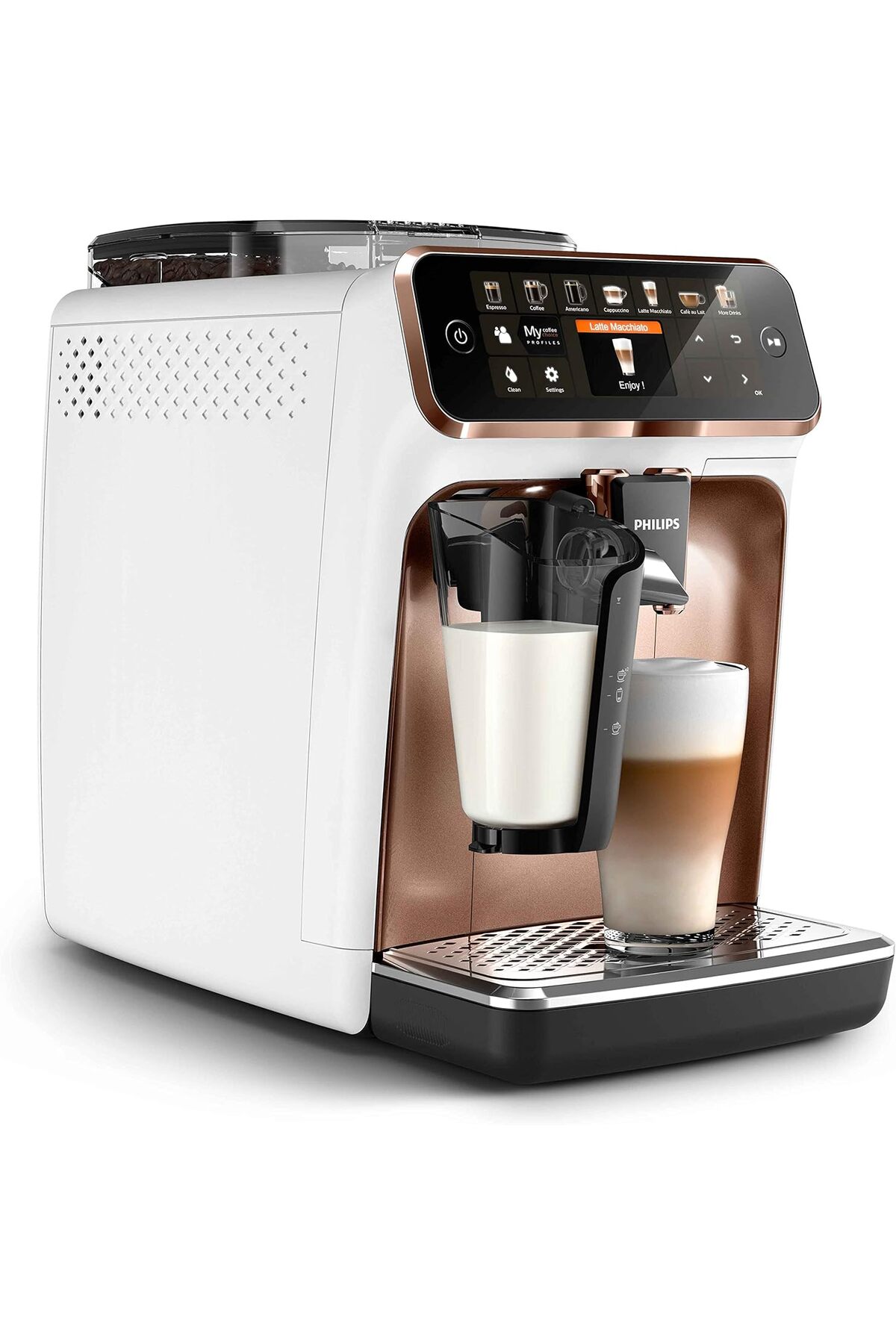 Yeni SERİ 15 BAR  Lattego Tam Otomatik Kahve Ve Espresso Makinesi 1.8 L , 12 KAHVE 3