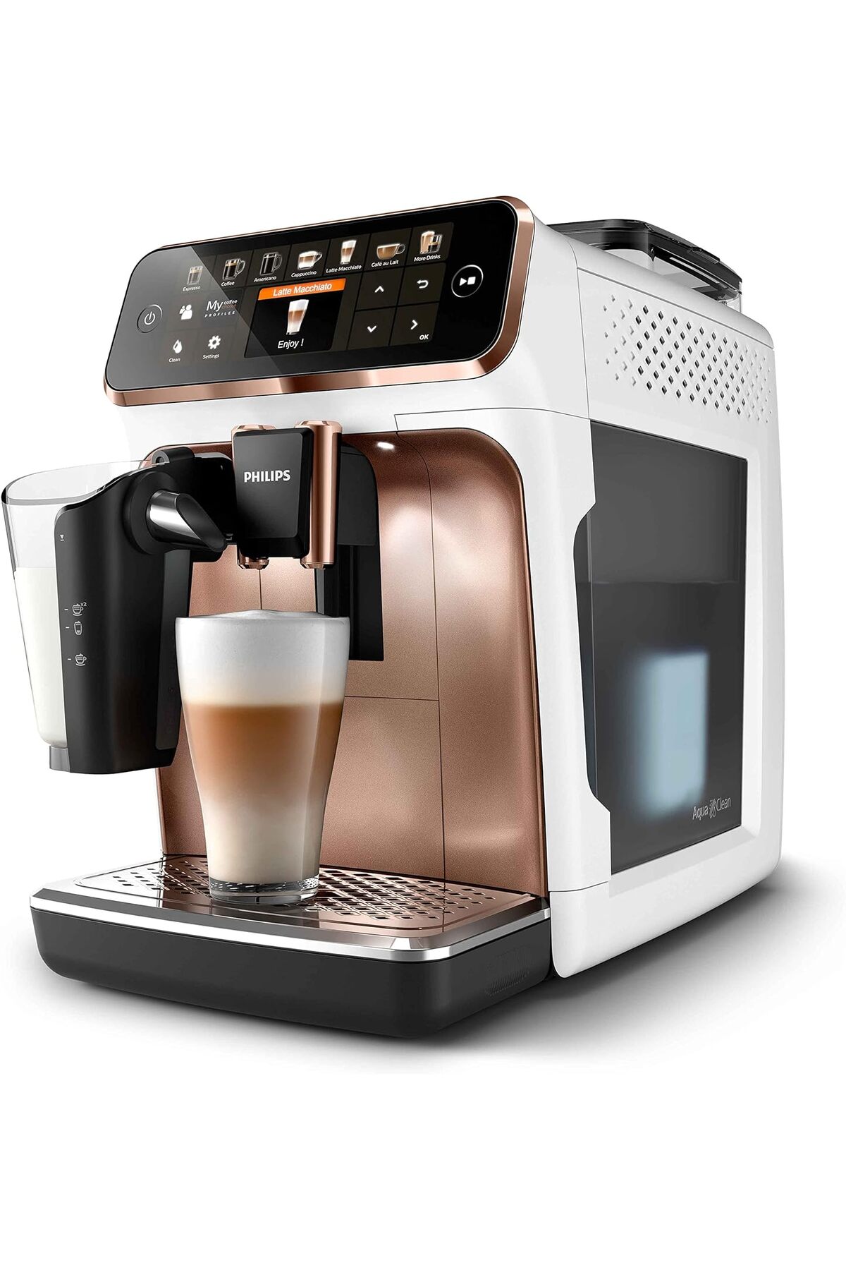 Yeni SERİ 15 BAR  Lattego Tam Otomatik Kahve Ve Espresso Makinesi 1.8 L , 12 KAHVE