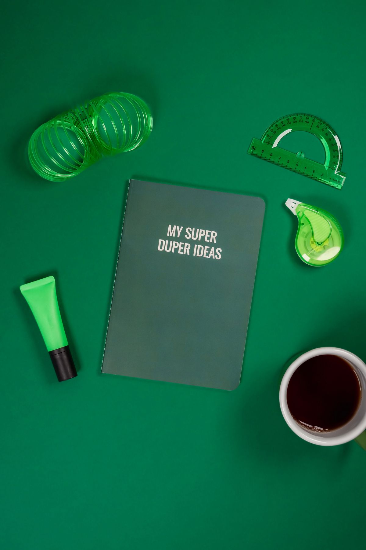 gentry-Green Lined Design Notebook with Slogan Detail| A5 Notebook| 88 Sheets 3
