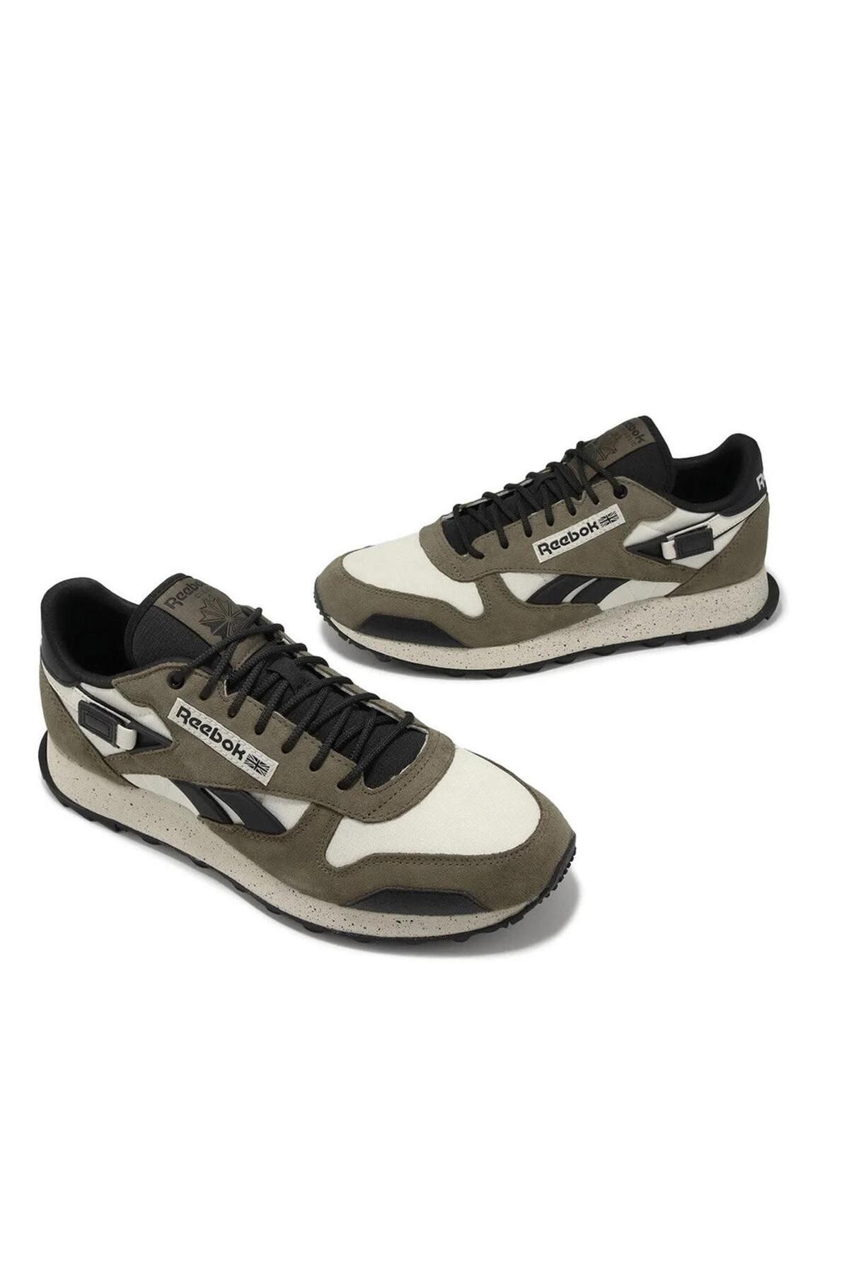 اسنیکر سبز مردانه کفش ورزشی روزانه چرم زمستانی Reebok