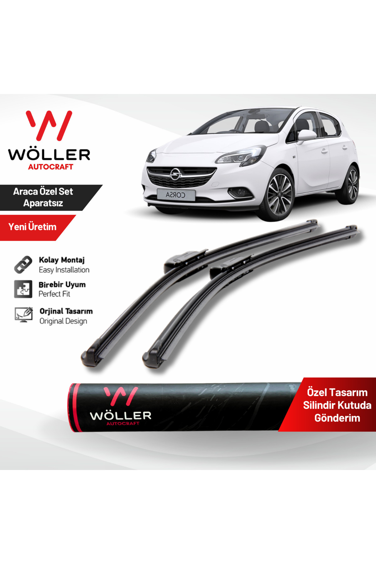 wöller Opel Corsa E Silecek 2015 2019 Silecek Takımı Araca Özel