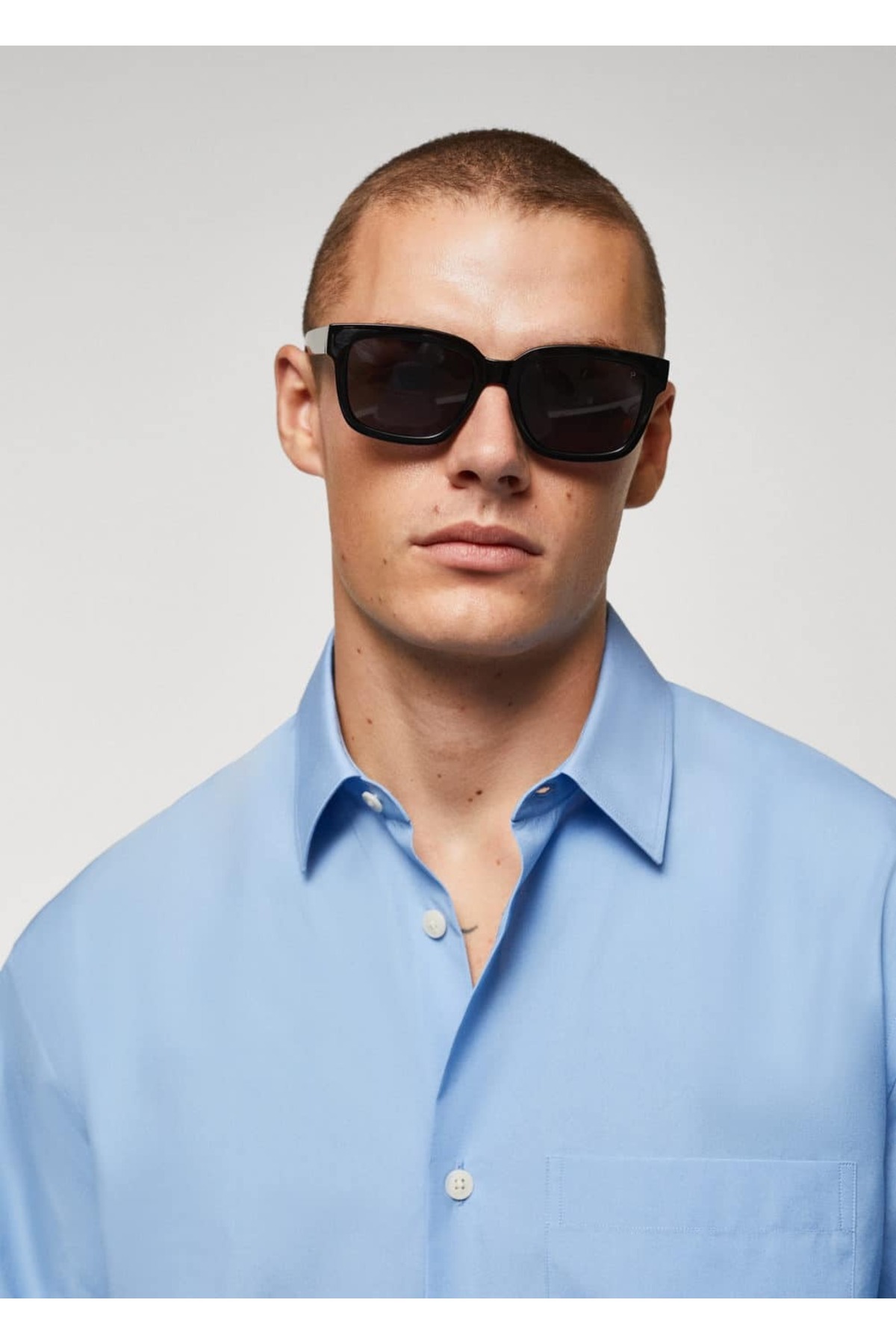 پیراهن مردانه مانگو | 57046031 MANGO Man - Image 5