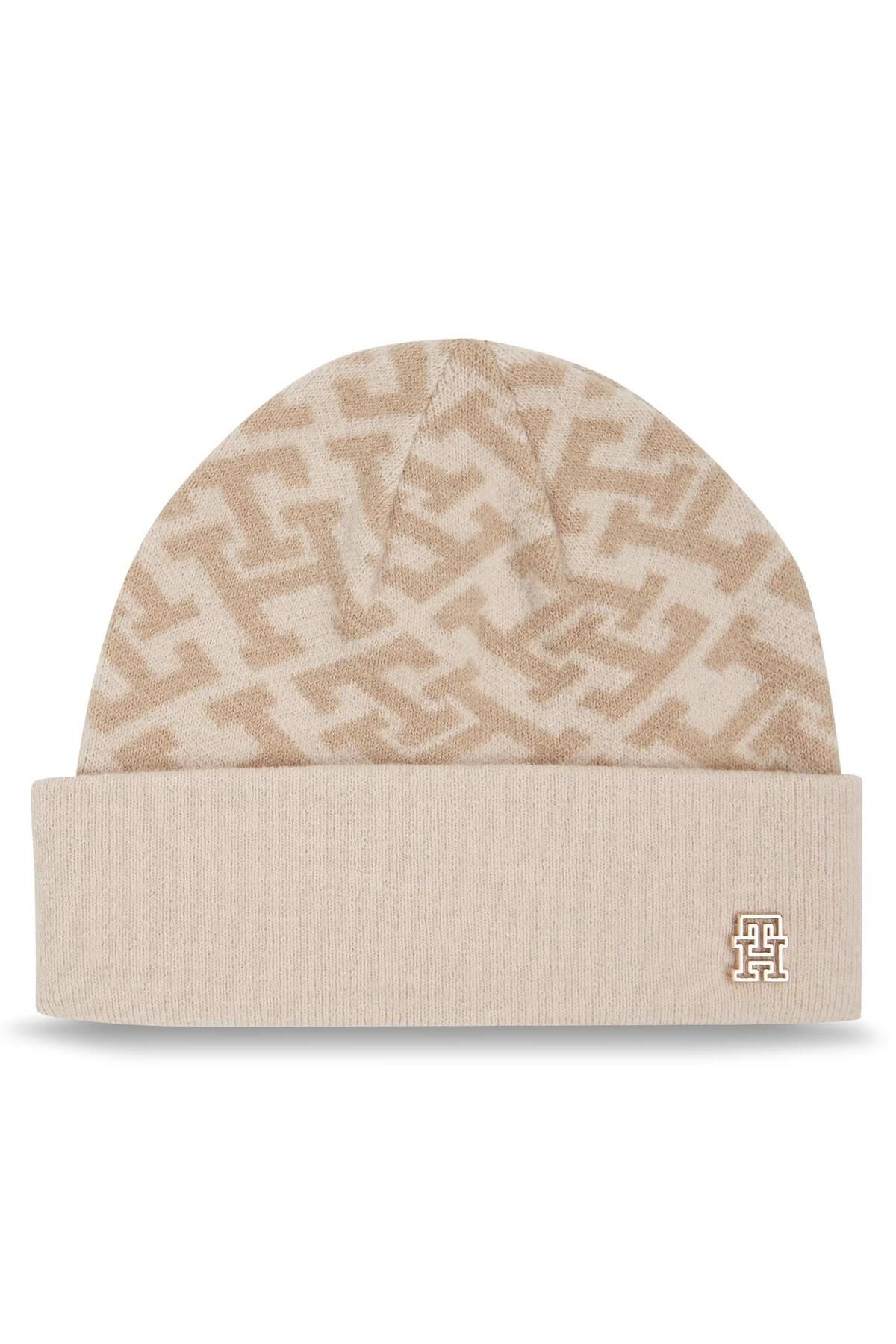 Grey tommy hilfiger beanie new arrivals