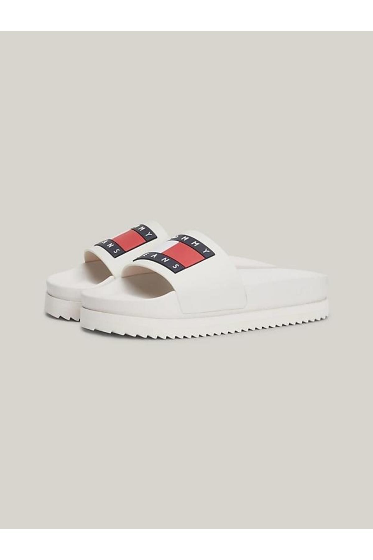 دمپایی زنانه TJW اسلاید مسطح بالا اورجینال Tommy Hilfiger