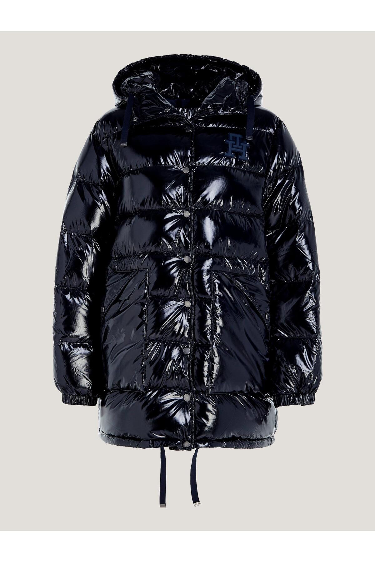 Tommy Hilfiger MD HIGH GLOSS HOODED DOWN COAT Fiyat Yorumlar