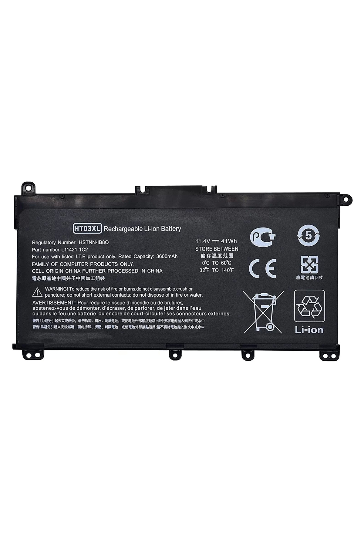 Pavilion 15-cs, 15-cw, 15-cu, Ht03xl Notebook Bataryası - Pilii
