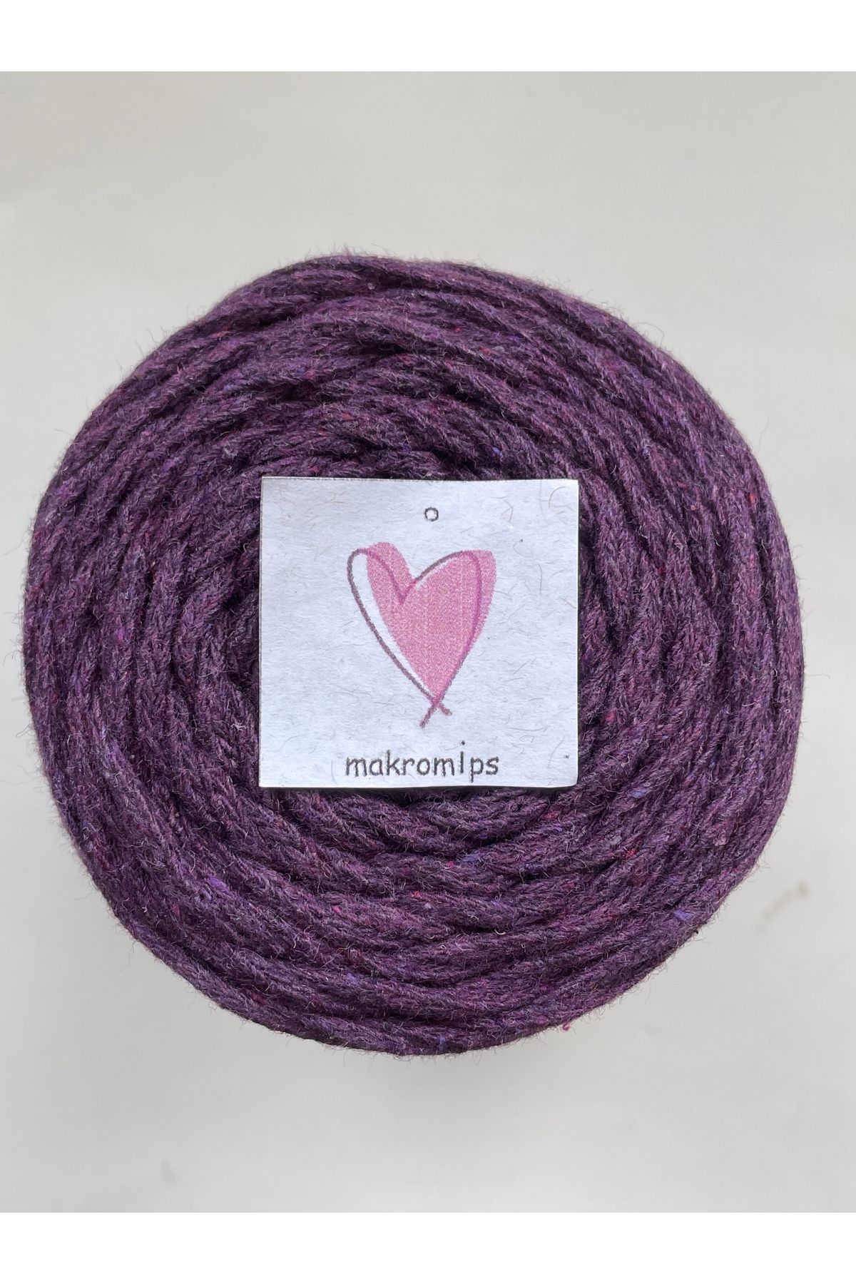 Makromİps-MACROME STRING (250gr-185m-2mm) PREMIUM COTTON COTTON ROUND HOBBY BAG STRING STRING 3