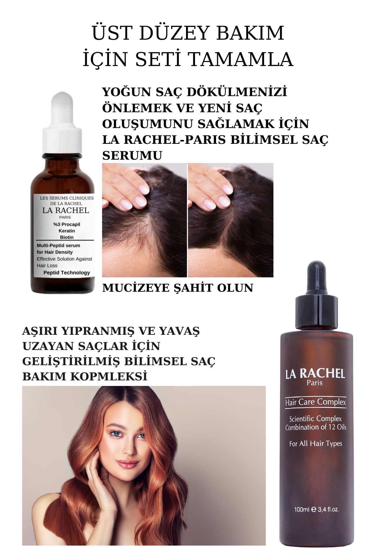 La Rachel Yava Uzayan Ve A r Y pranm Saclar Icin Geli tirilmi Bitkisel Sac Bak m Kompleksi