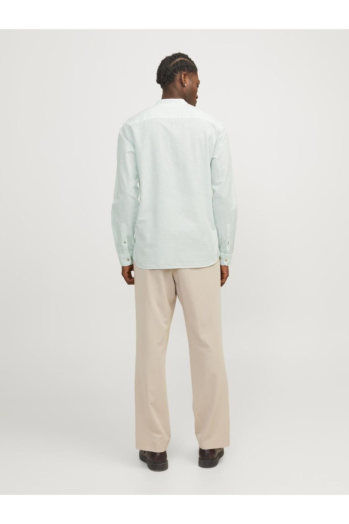 پیراهن جک اند جونز مردانه Pamuk - Poliamid نارنجی  راسته Regular/رگولار    بیسیک کژوال/روزمره | Jack & Jones TYC7E7630D170944061437845 TR - تصویر 3